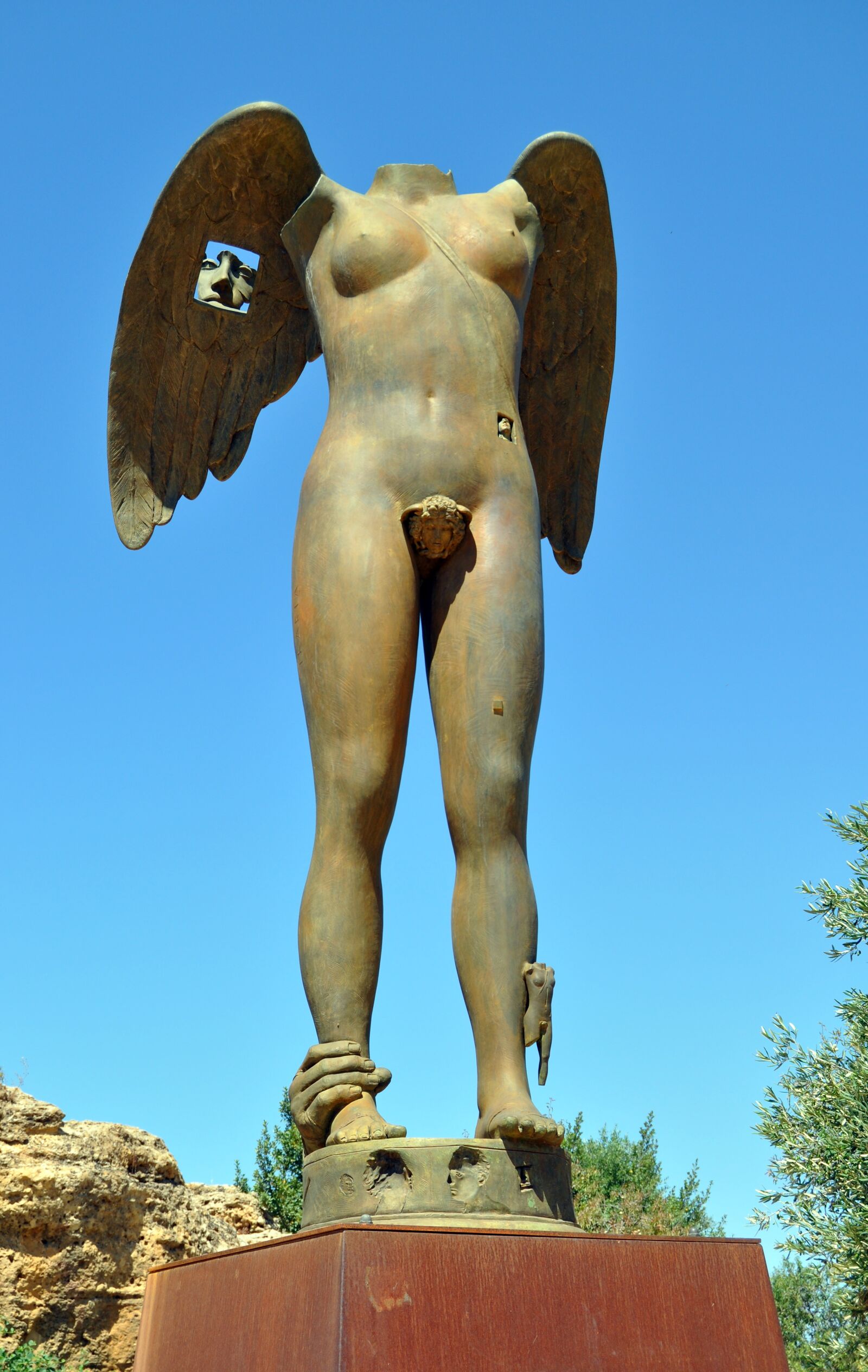 Nikon D5000 sample photo. Statue, sicily, antiquity photography