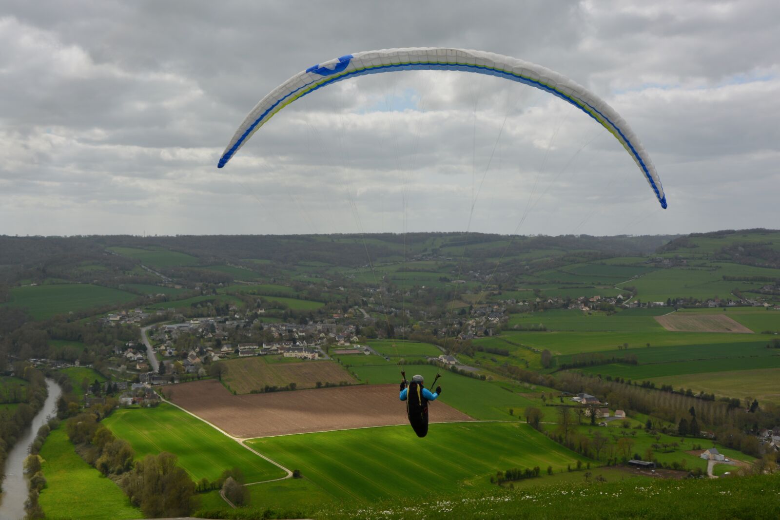 Nikon D5200 sample photo. Paragliding, panoramic views, paraglider photography