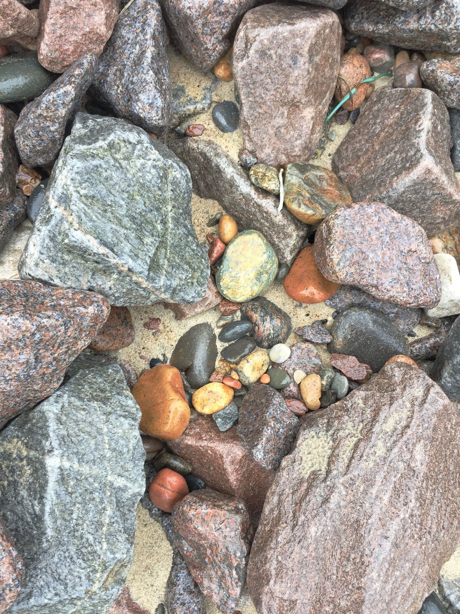 Apple iPhone 6 sample photo. Stones, pebbles, different stones photography