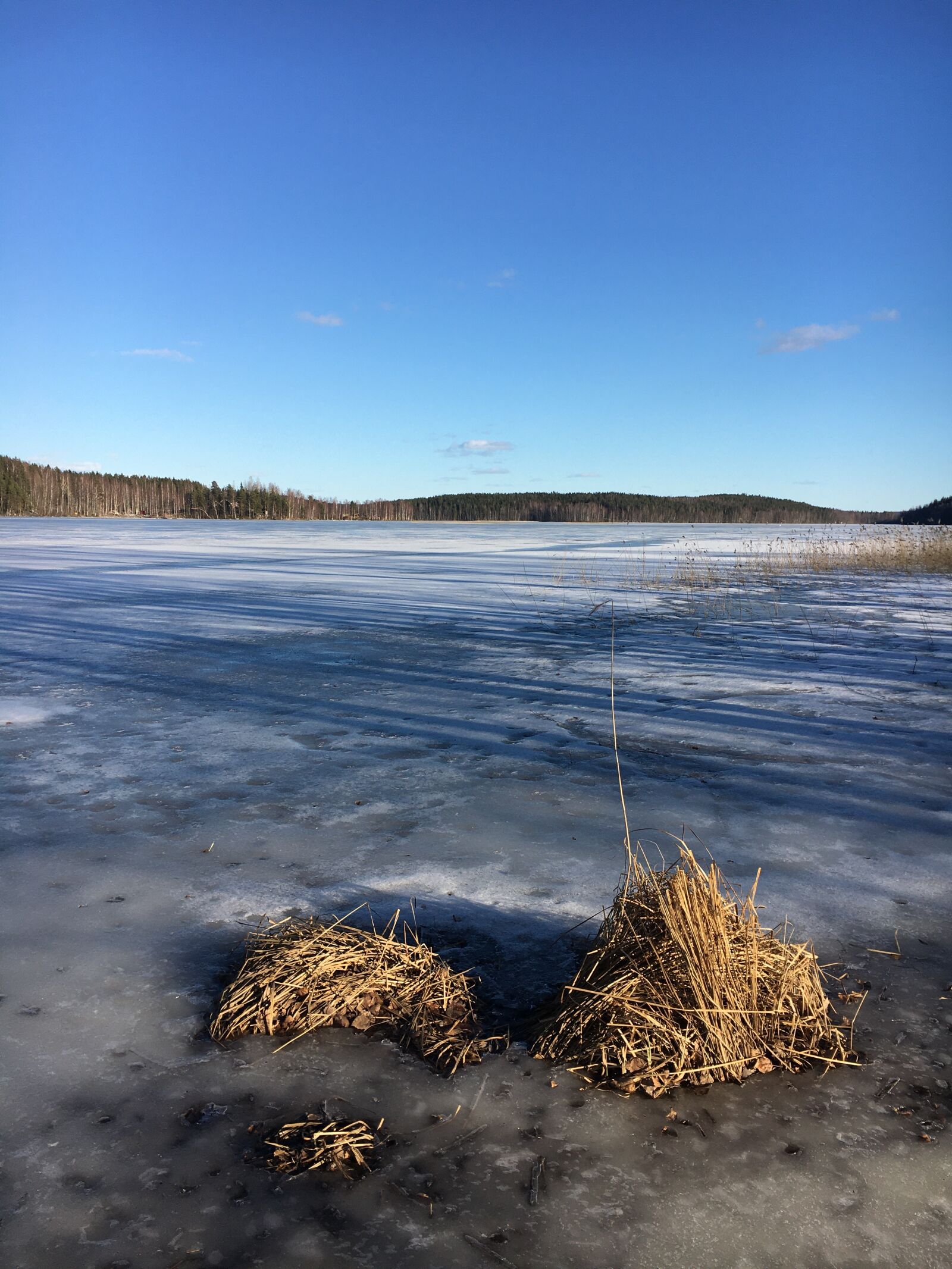 Apple iPhone 6s sample photo. Sky, lake, frozen photography