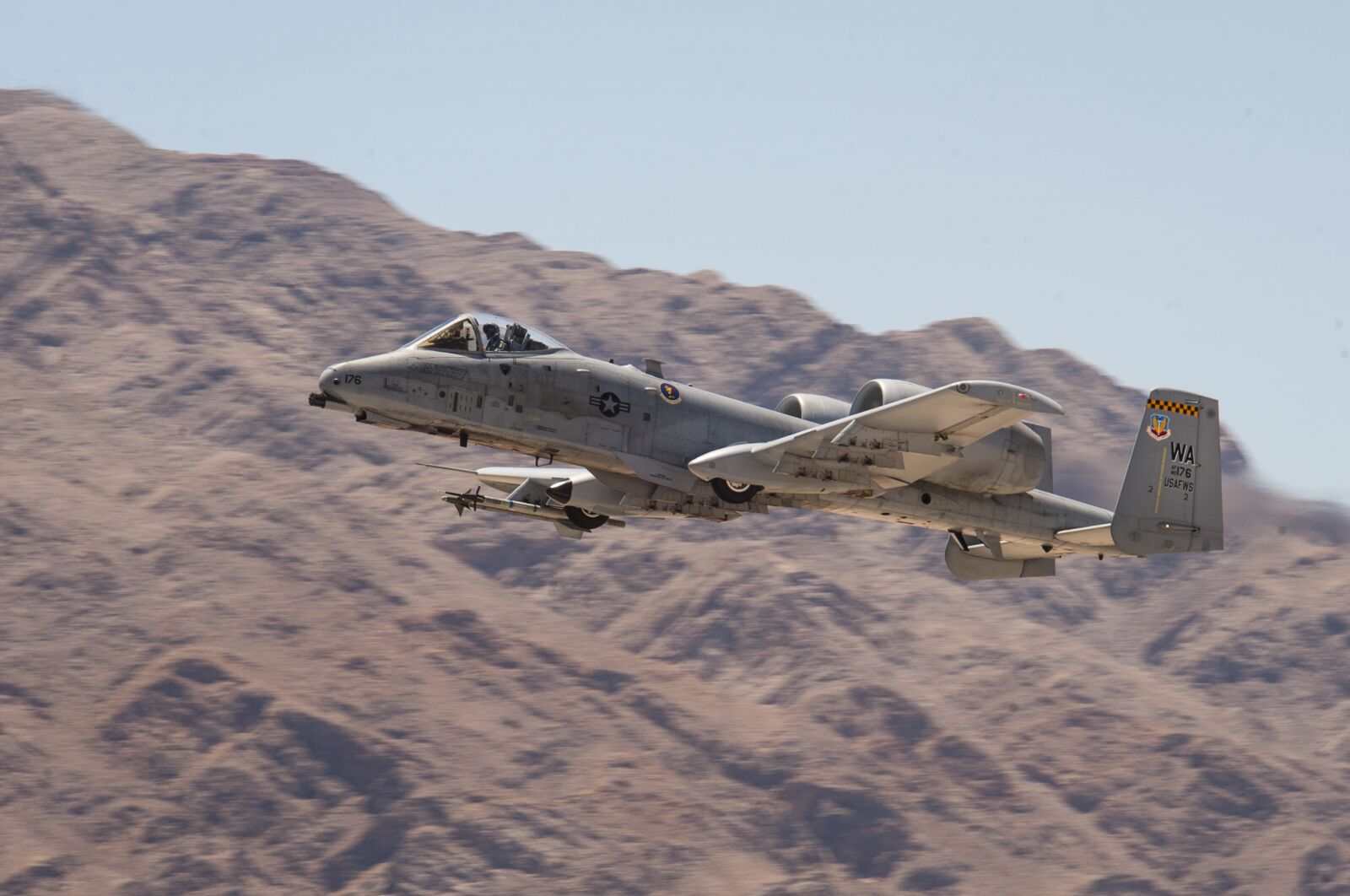 Nikon D3 sample photo. A-10 thunderbolt ii, nellis photography