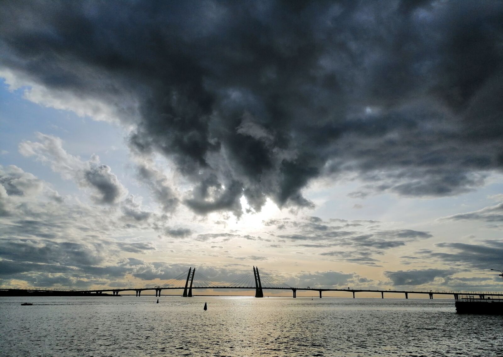 HUAWEI SNE-LX1 sample photo. Gulf of finland, sky photography