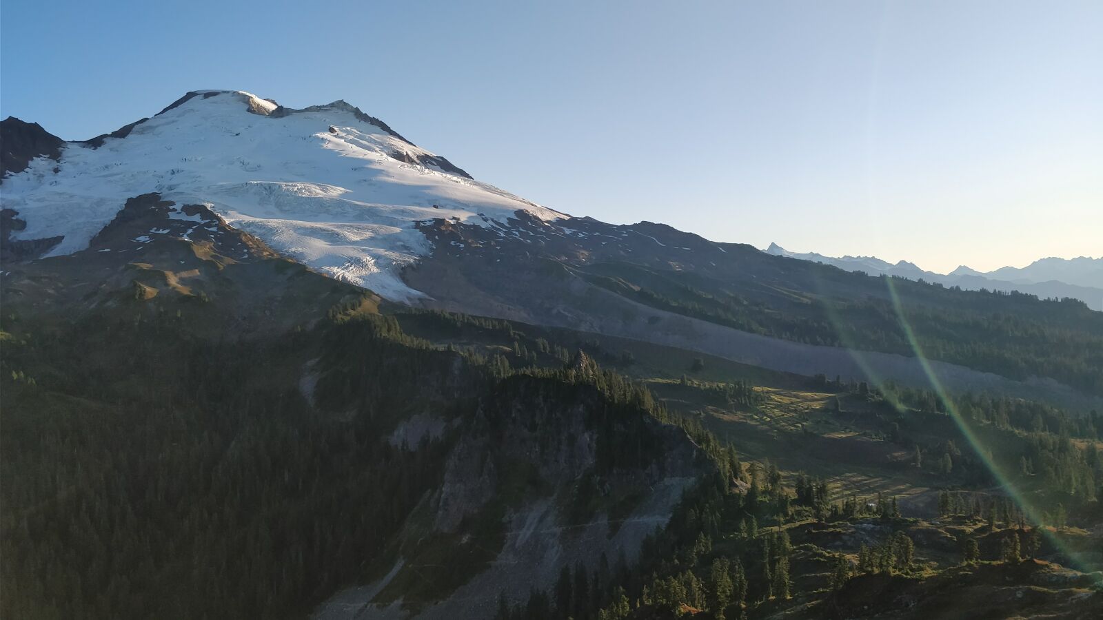 OnePlus 5 sample photo. Baker, mountain, sunrise photography