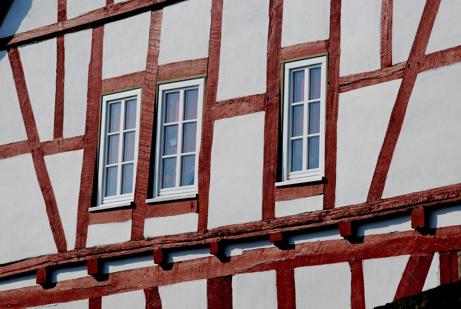 Nikon D60 sample photo. Truss, historic center, fachwerkhaus photography