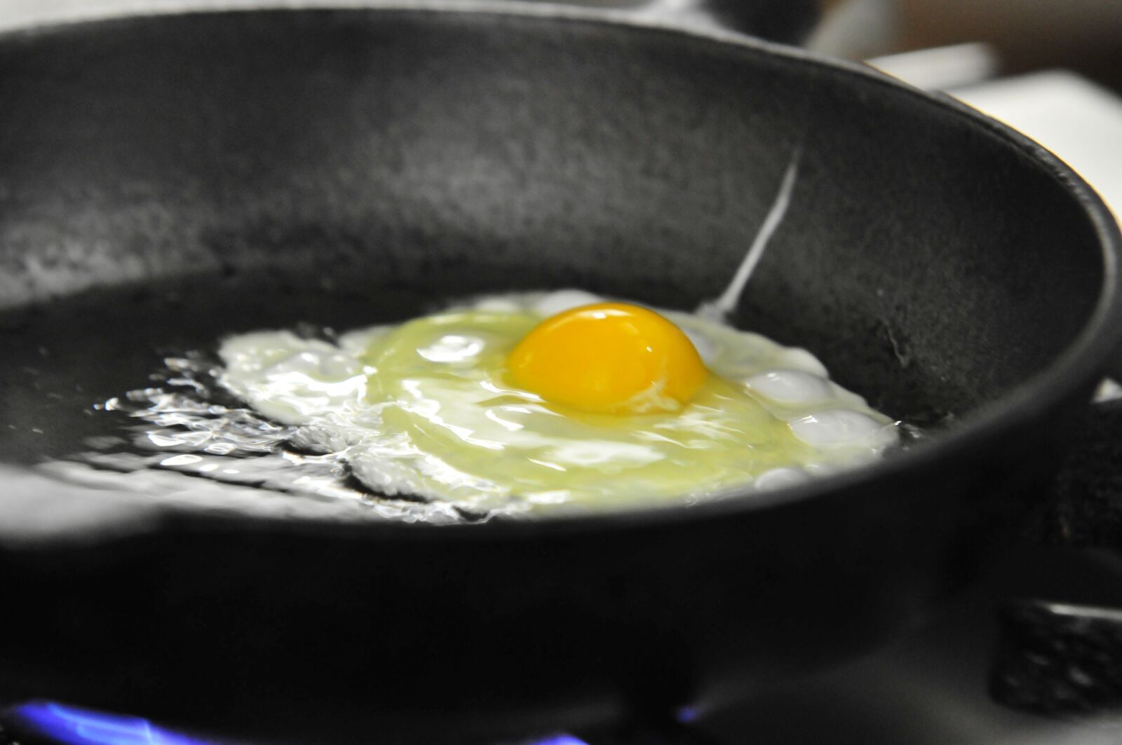 Nikon D300 sample photo. Cook, fry egg, fried photography