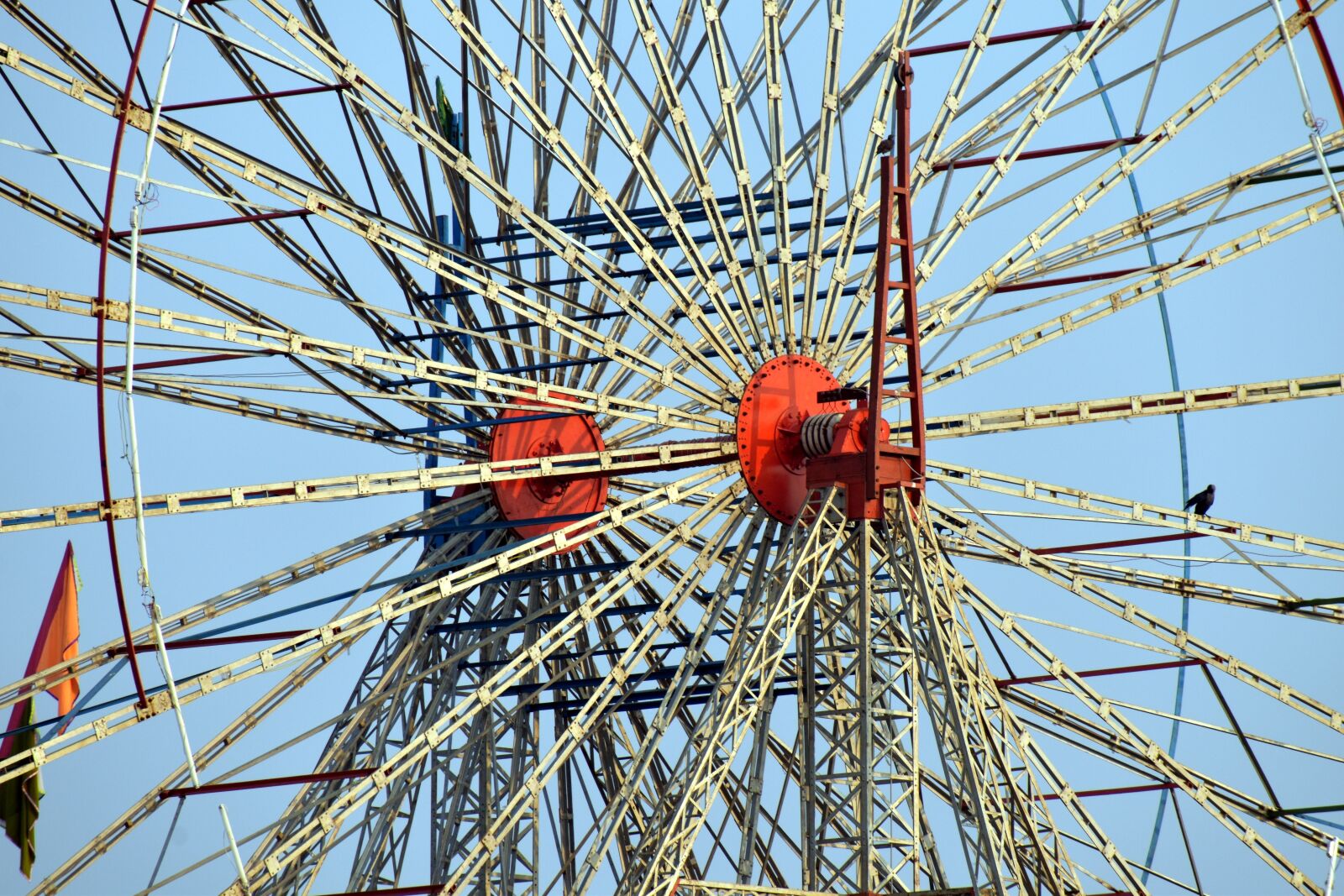 Nikon D5600 sample photo. Giant spokes, giant wheel photography
