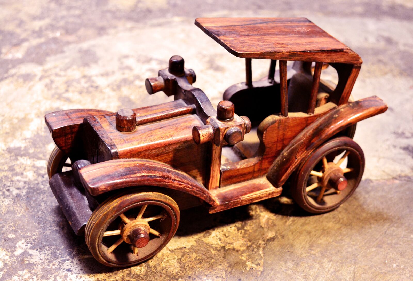 Nikon D5200 sample photo. Toy, car, wooden photography
