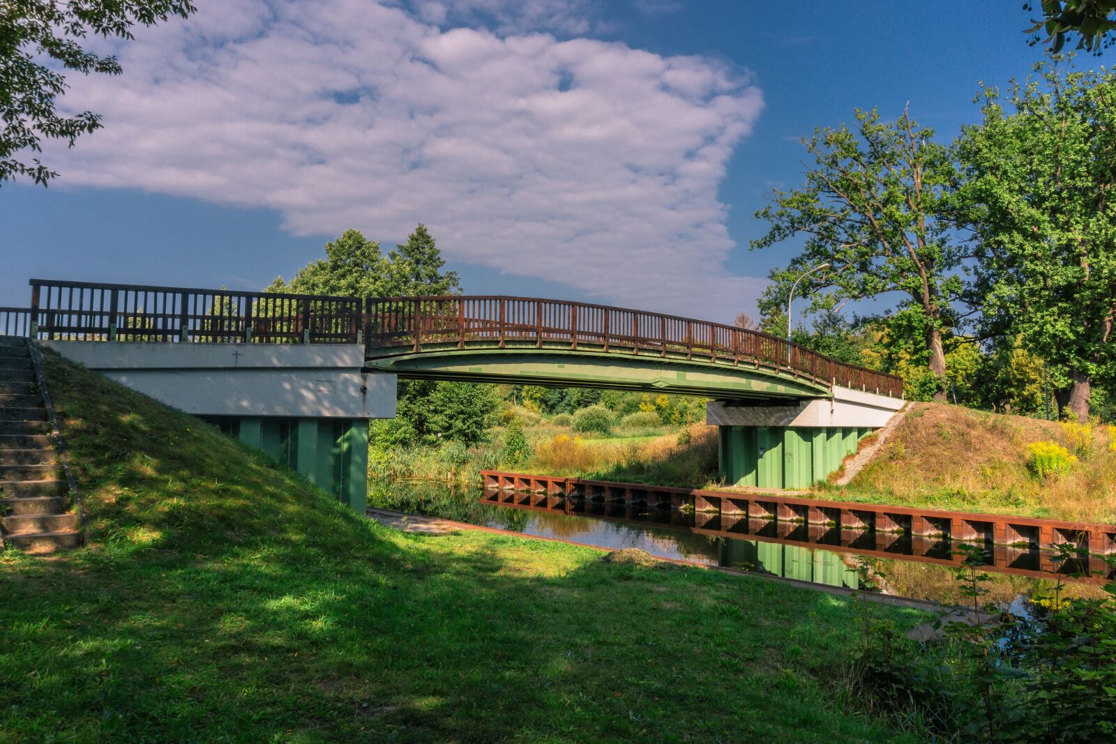 Sony a6000 sample photo. Bridge, water, channel photography