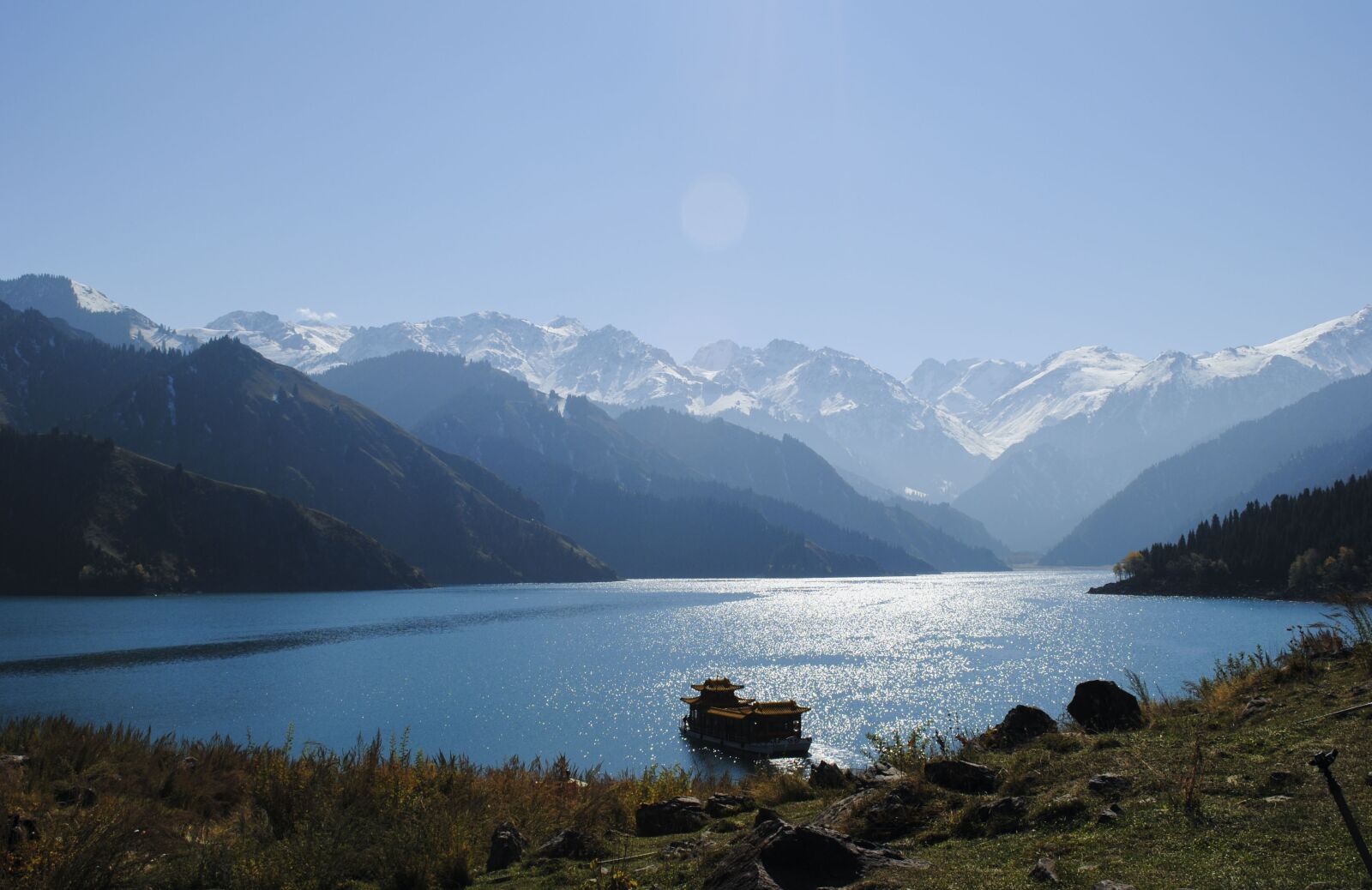 Nikon D3000 sample photo. China, in xinjiang, tianchi photography
