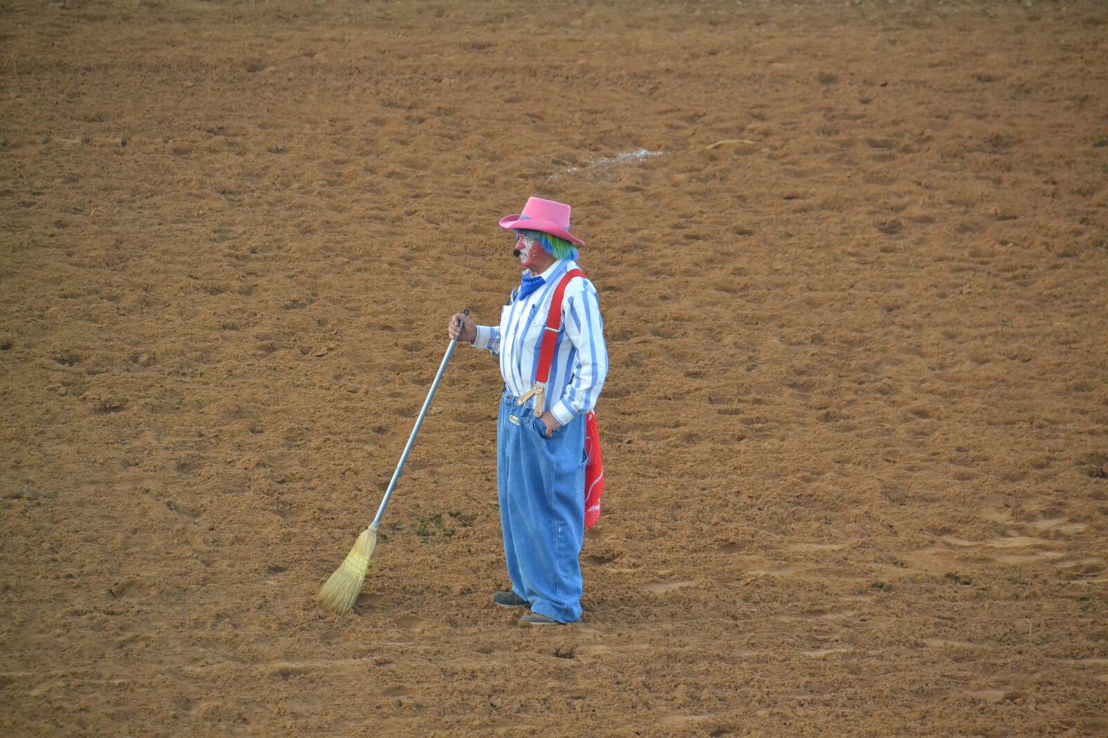 Nikon D3100 sample photo. Rodeo, clown, cowboy photography
