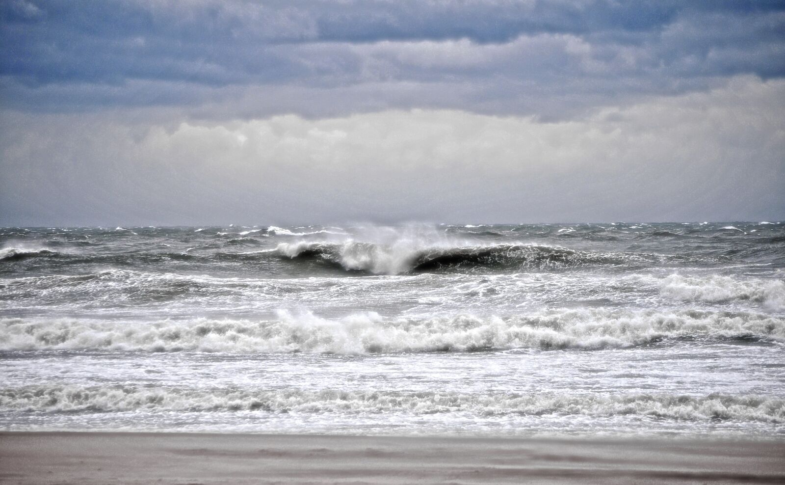 Nikon D300 sample photo. Beach, storm, ocean photography