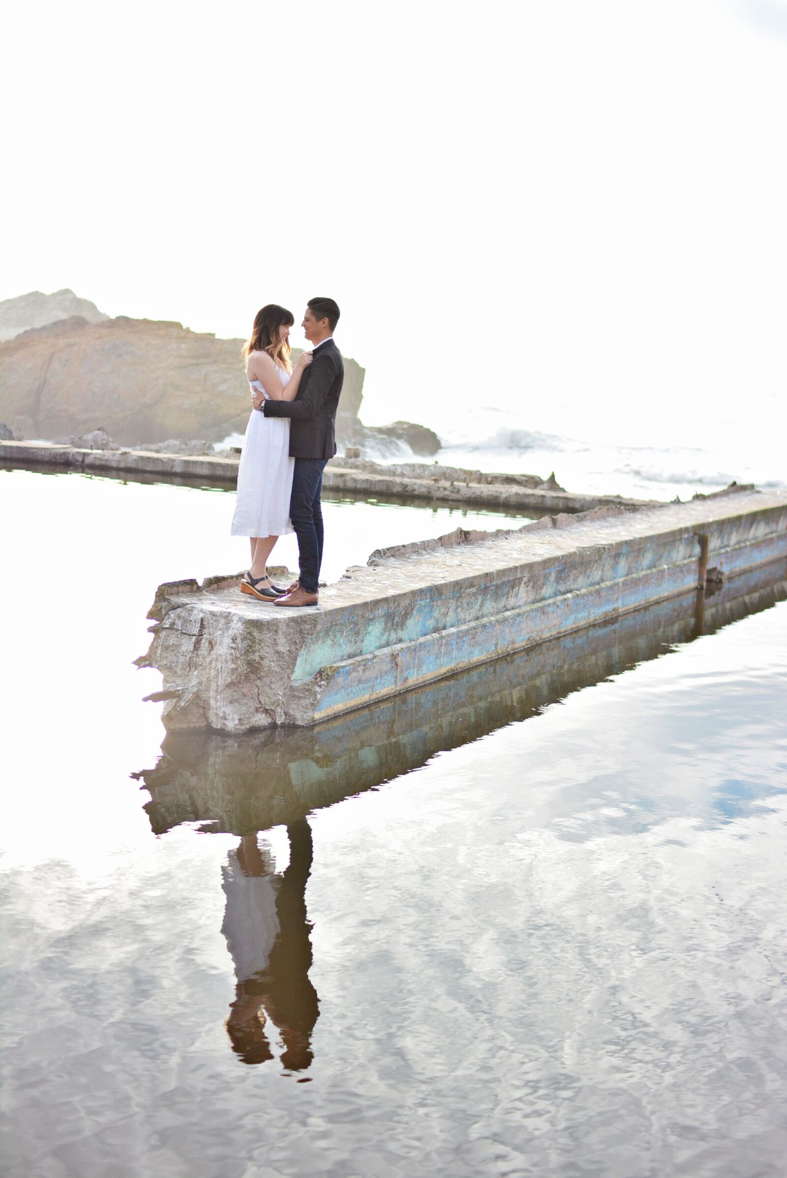 Nikon D5200 sample photo. Engagement, love, reflection photography