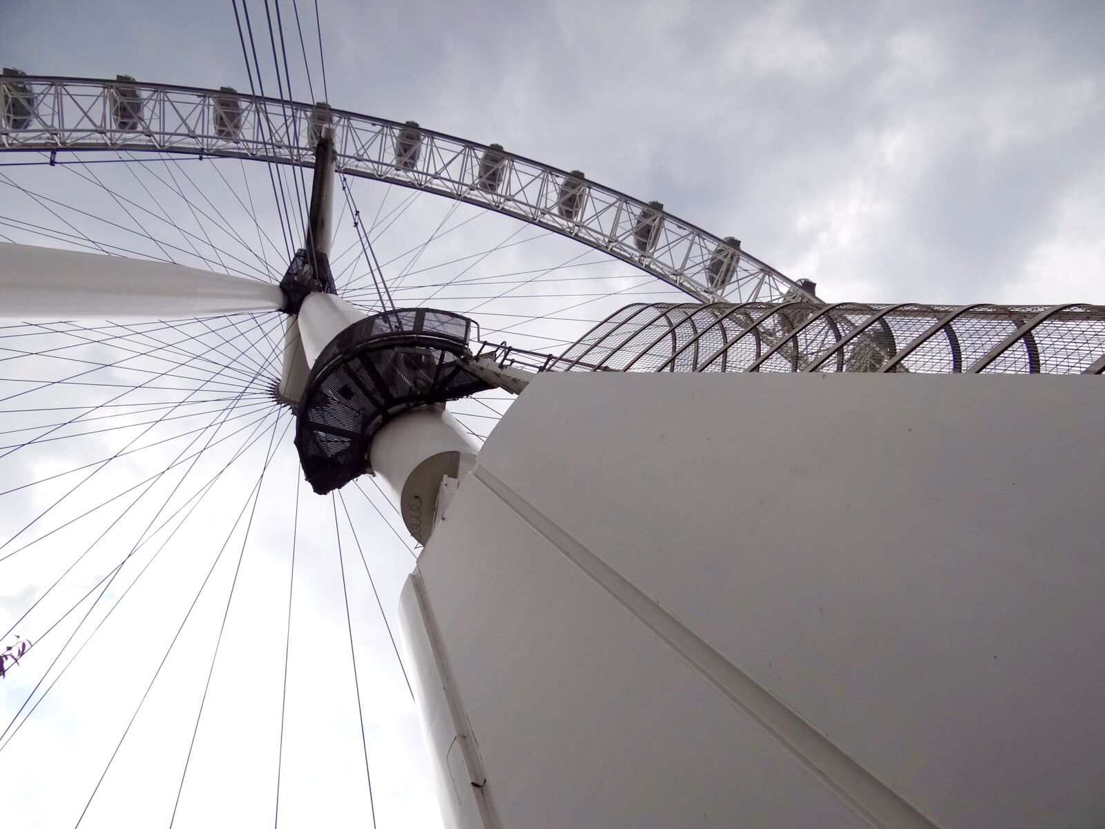 Sony Cyber-shot DSC-HX100V sample photo. London, sky, ferris wheel photography