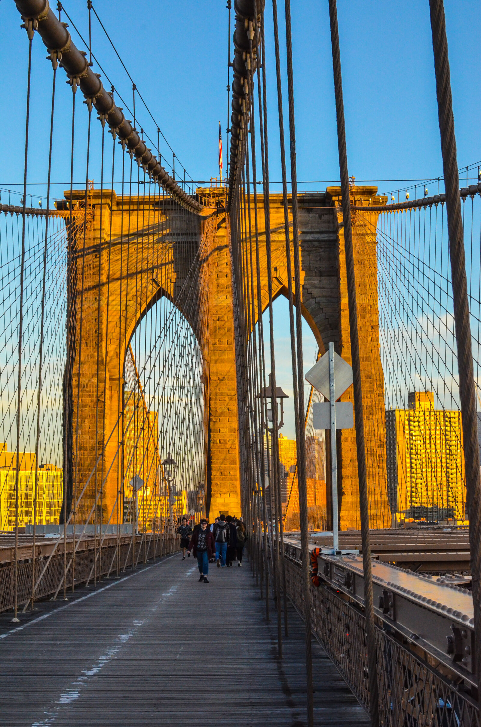 Nikon D7000 + Nikon AF-S DX Nikkor 35mm F1.8G sample photo. Bridge, brooklyn, bridge, nyc photography