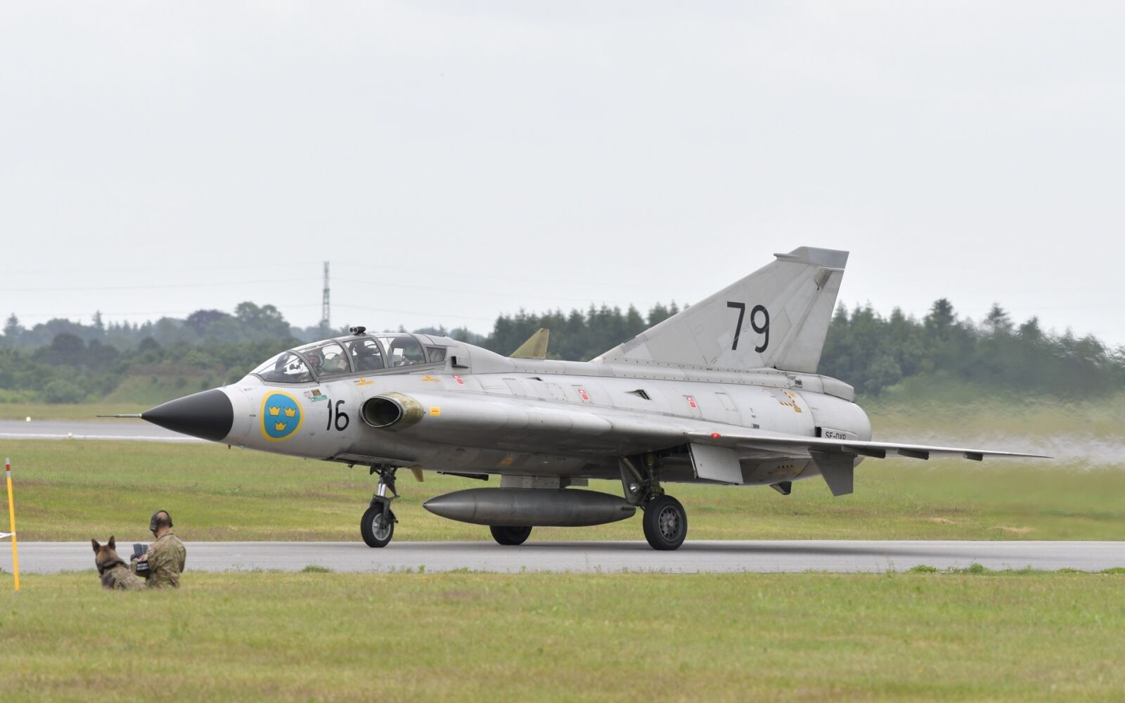 Nikon D500 sample photo. Airplane, fighter aircraft, draken photography