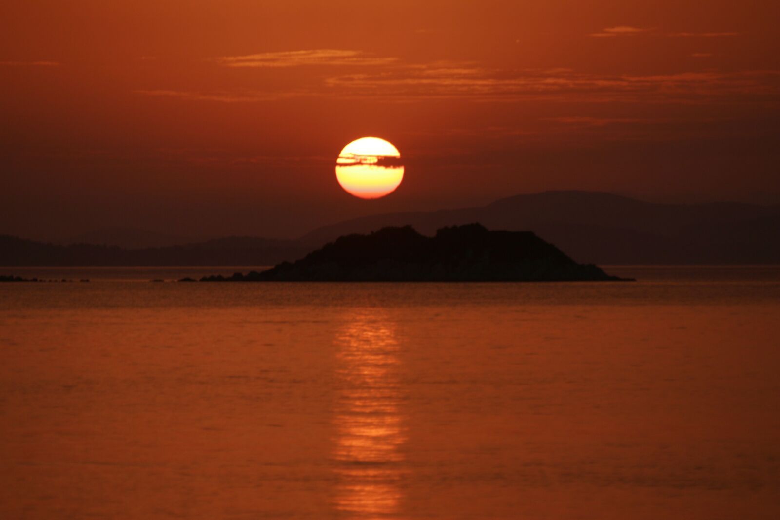 Canon EOS 20D sample photo. Sunset, croatia, sea photography