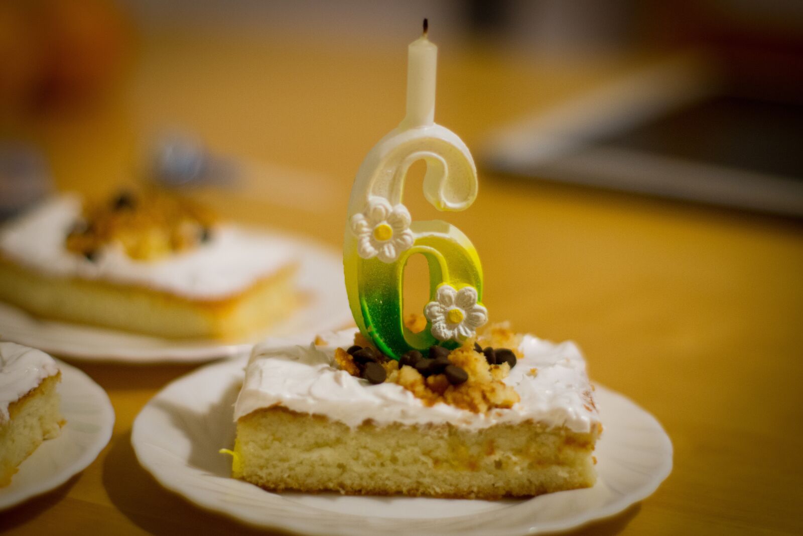 Minolta AF 50mm F1.4 [New] sample photo. Cake, candle, six photography