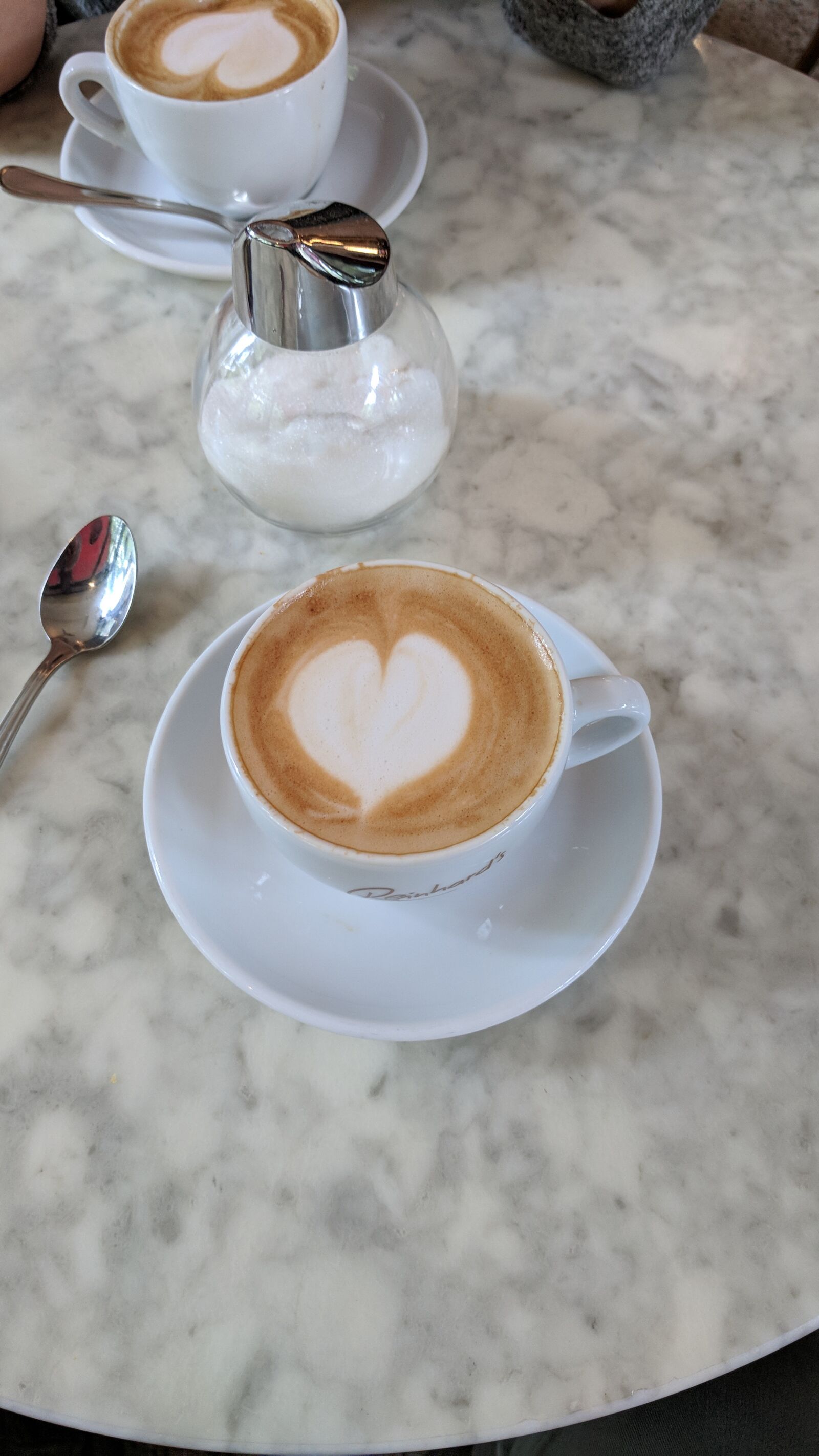 Google Pixel sample photo. Coffee, foam, heart photography