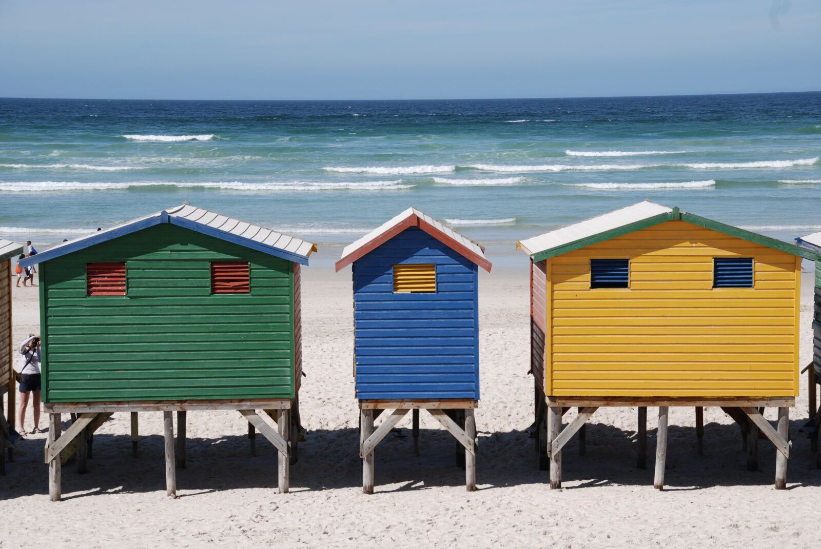 Nikon D80 sample photo. Beach, cottages, water photography