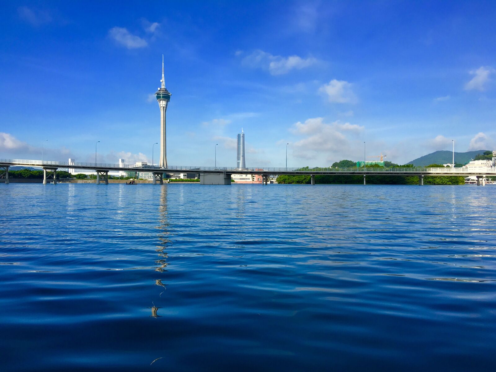 Apple iPhone 6s Plus sample photo. China, macau, tower telecom photography