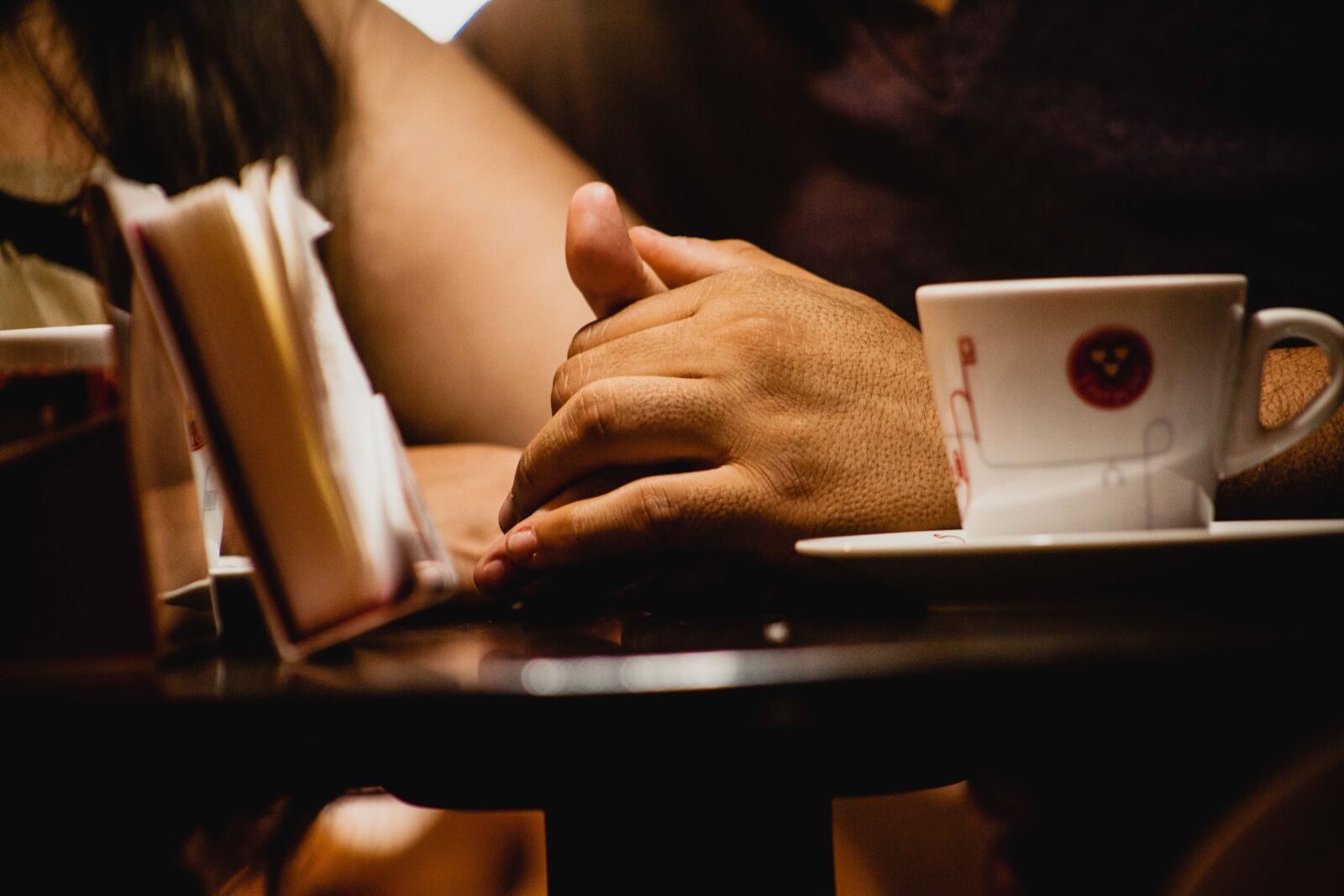 Canon EOS 5D Mark II sample photo. Love, hands, coffee photography