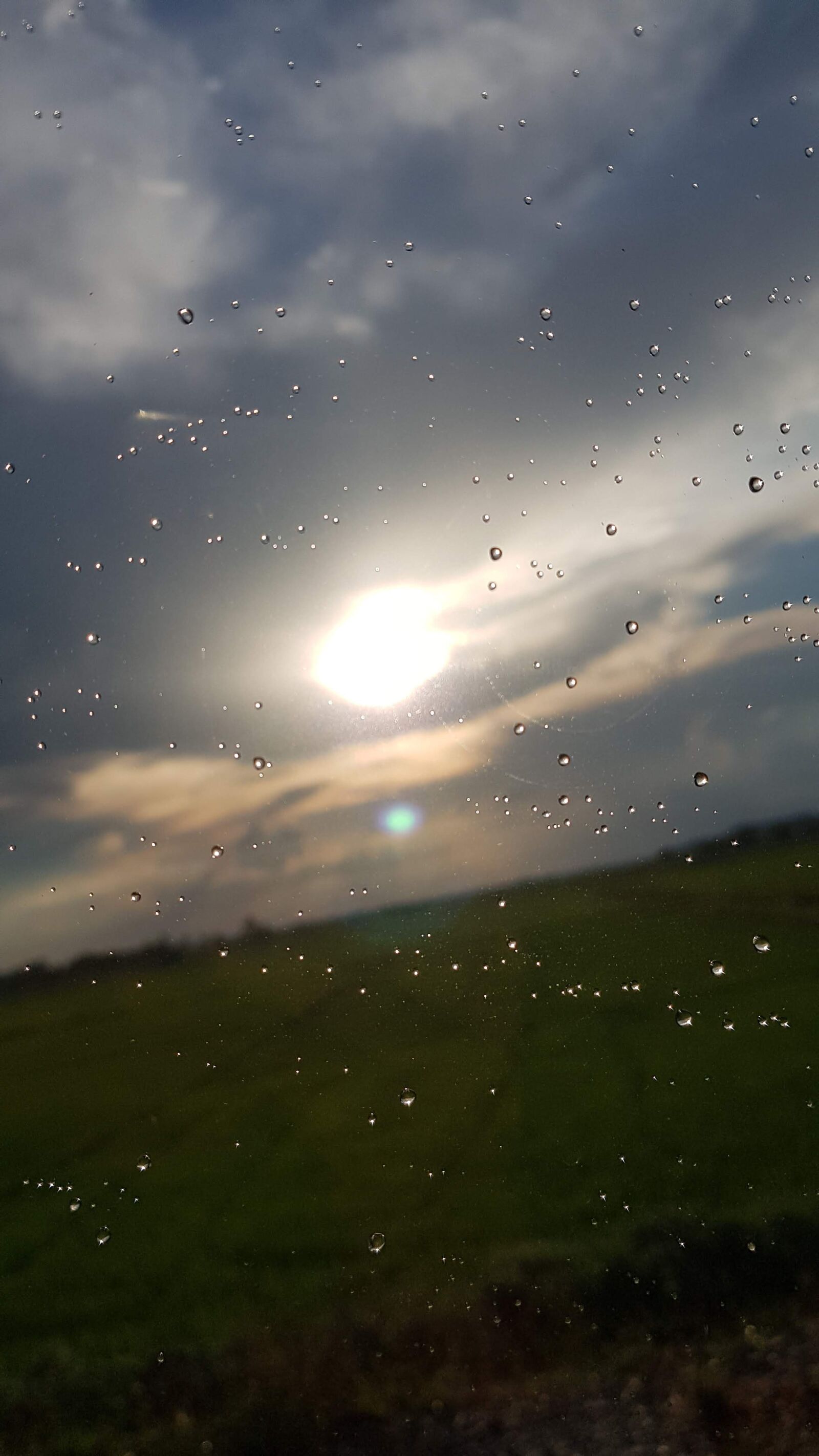 Samsung Galaxy Note Fan Edition sample photo. Raindrops, sunset, background photography