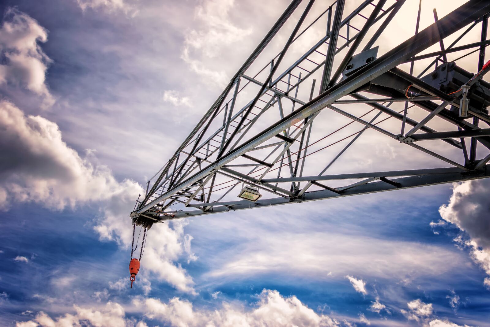 Nikon D3300 sample photo. Crane, mast, scaffold photography