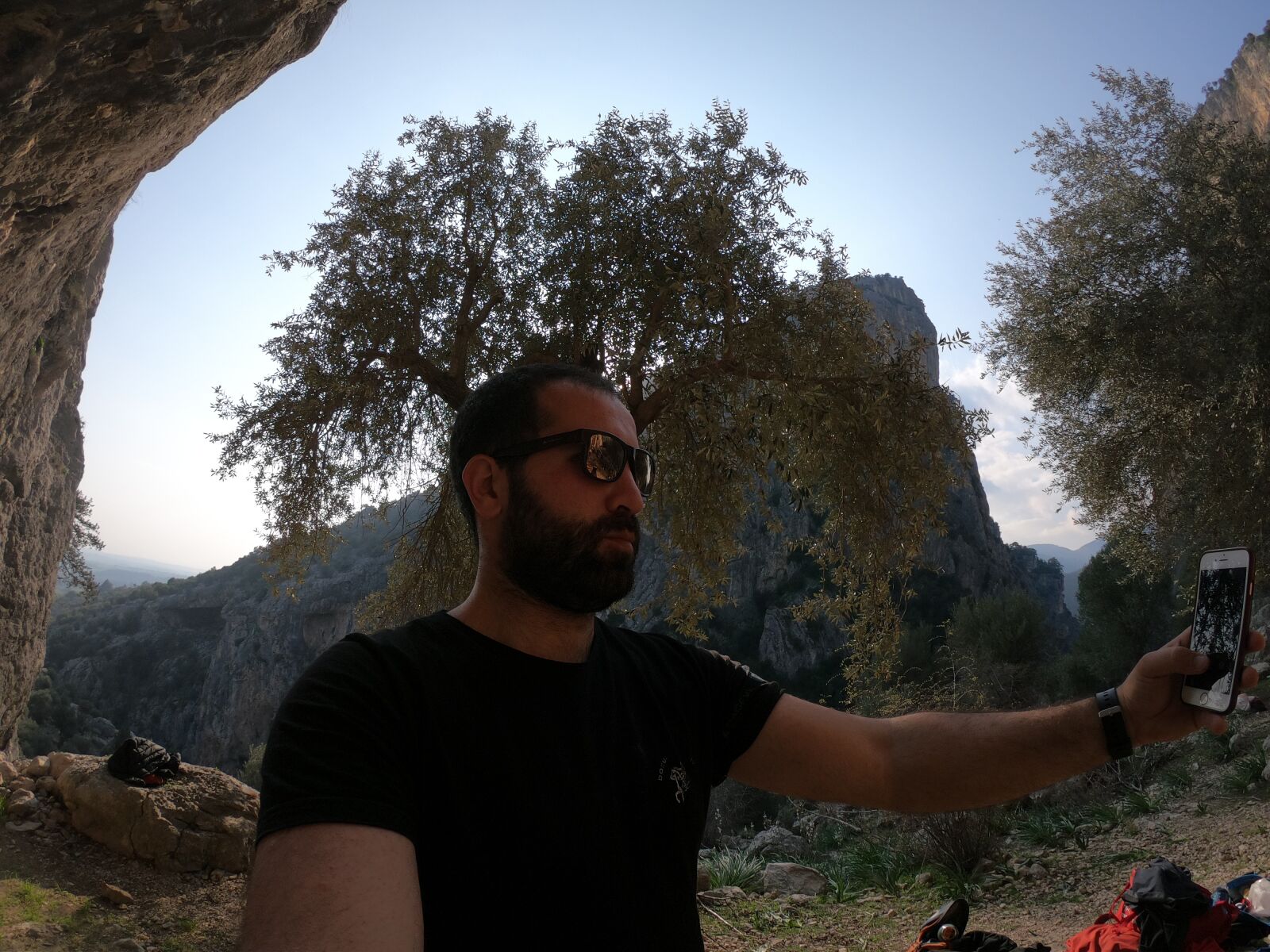 GoPro Hero7 Black sample photo. Me, player, climbing photography
