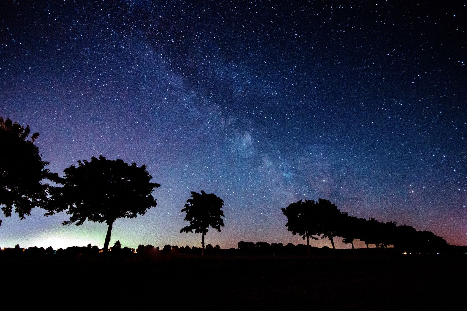 Canon EOS 600D (Rebel EOS T3i / EOS Kiss X5) sample photo. Star, milky way, trees photography