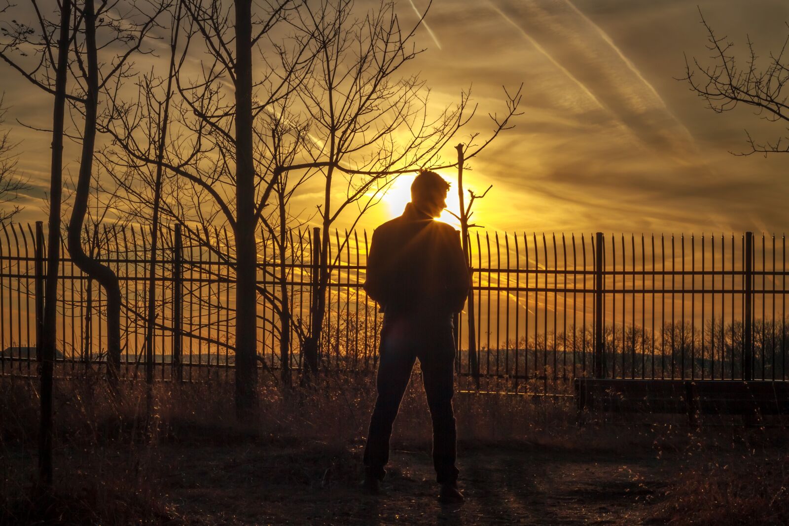 Canon EOS 7D + Canon EF 50mm F1.8 II sample photo. Sunset, man, boy photography