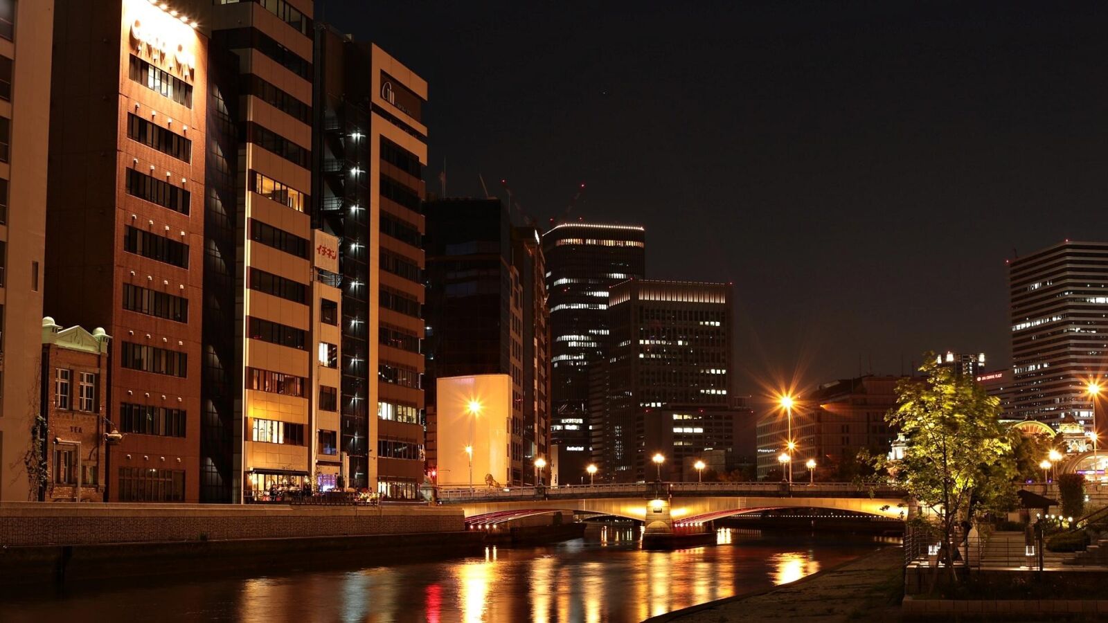 Canon EF 50mm F1.8 II sample photo. Japan, landscape, night view photography