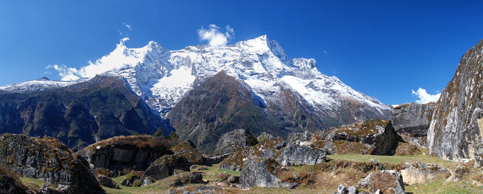 Nikon D80 sample photo. Nepal, himalayas, panorama photography