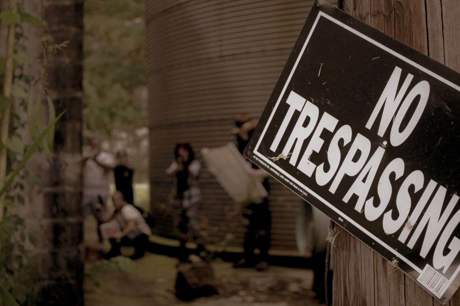 Nikon D3100 sample photo. No, trespassing, ruins photography