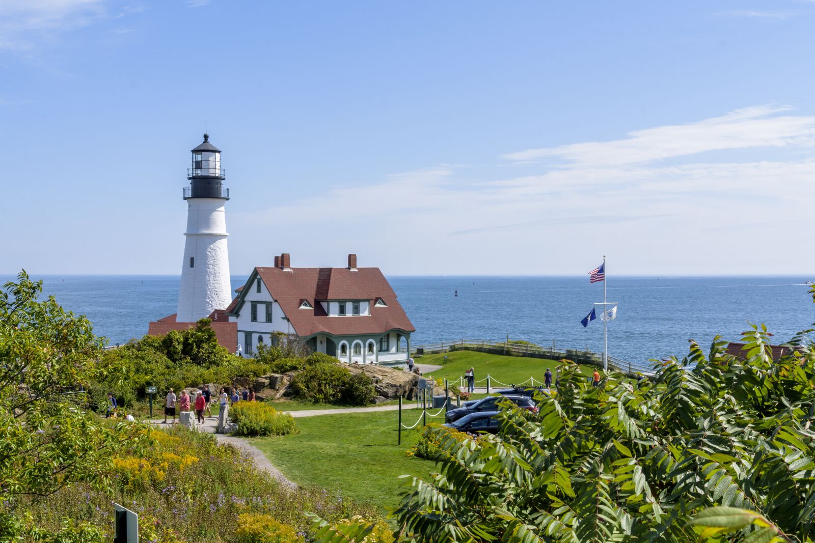 Nikon D7200 sample photo. Lighthouse, house, ocean photography