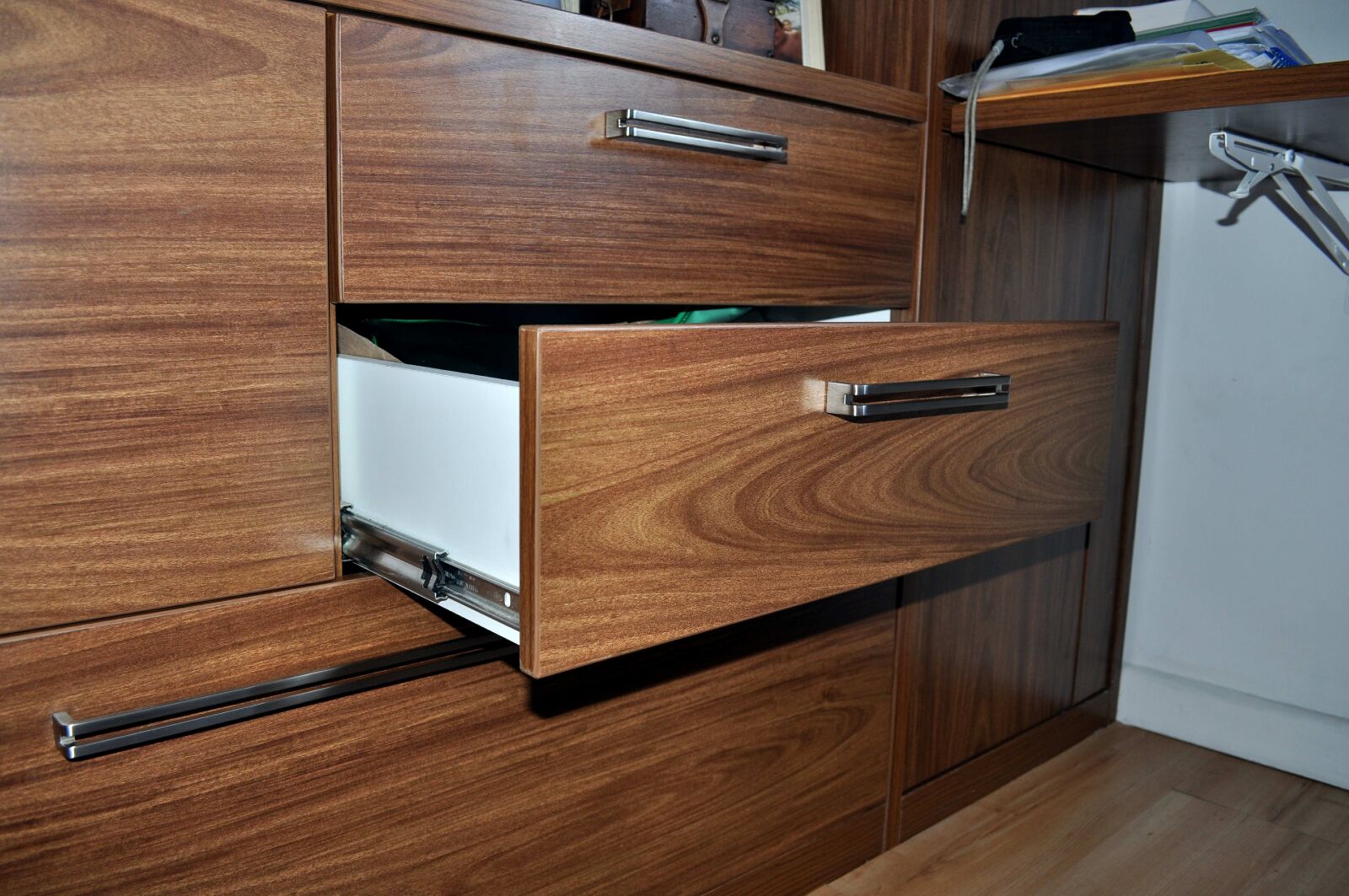 Nikon D5000 sample photo. Drawer, brown, desk photography