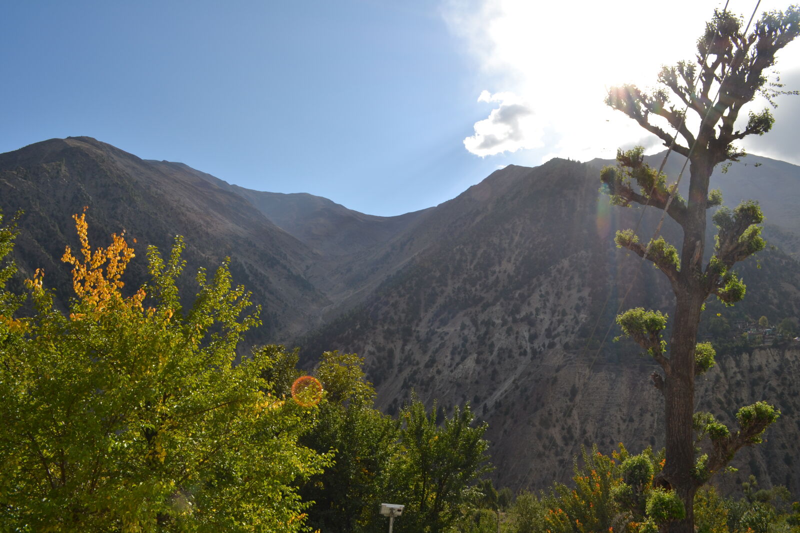 Nikon D3100 sample photo. Blue, sky, hills, himachal photography