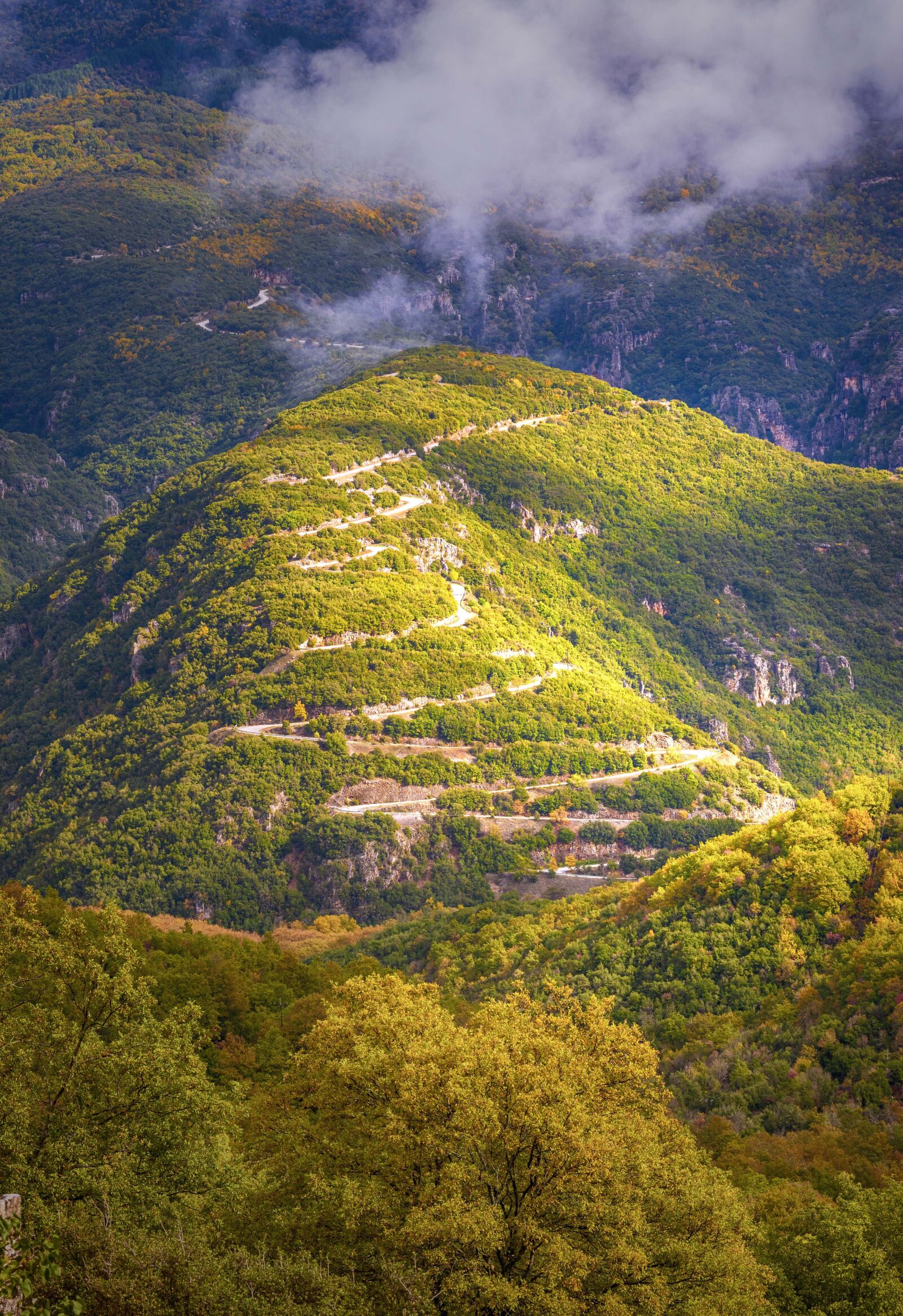 Nikon D7200 sample photo. Hill, mountain, turns photography