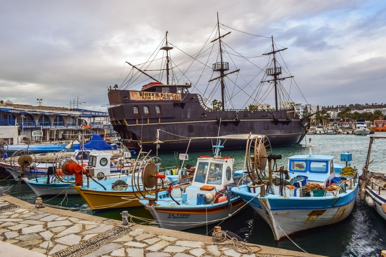 Nikon D3300 sample photo. Cyprus, ayia napa, harbour photography