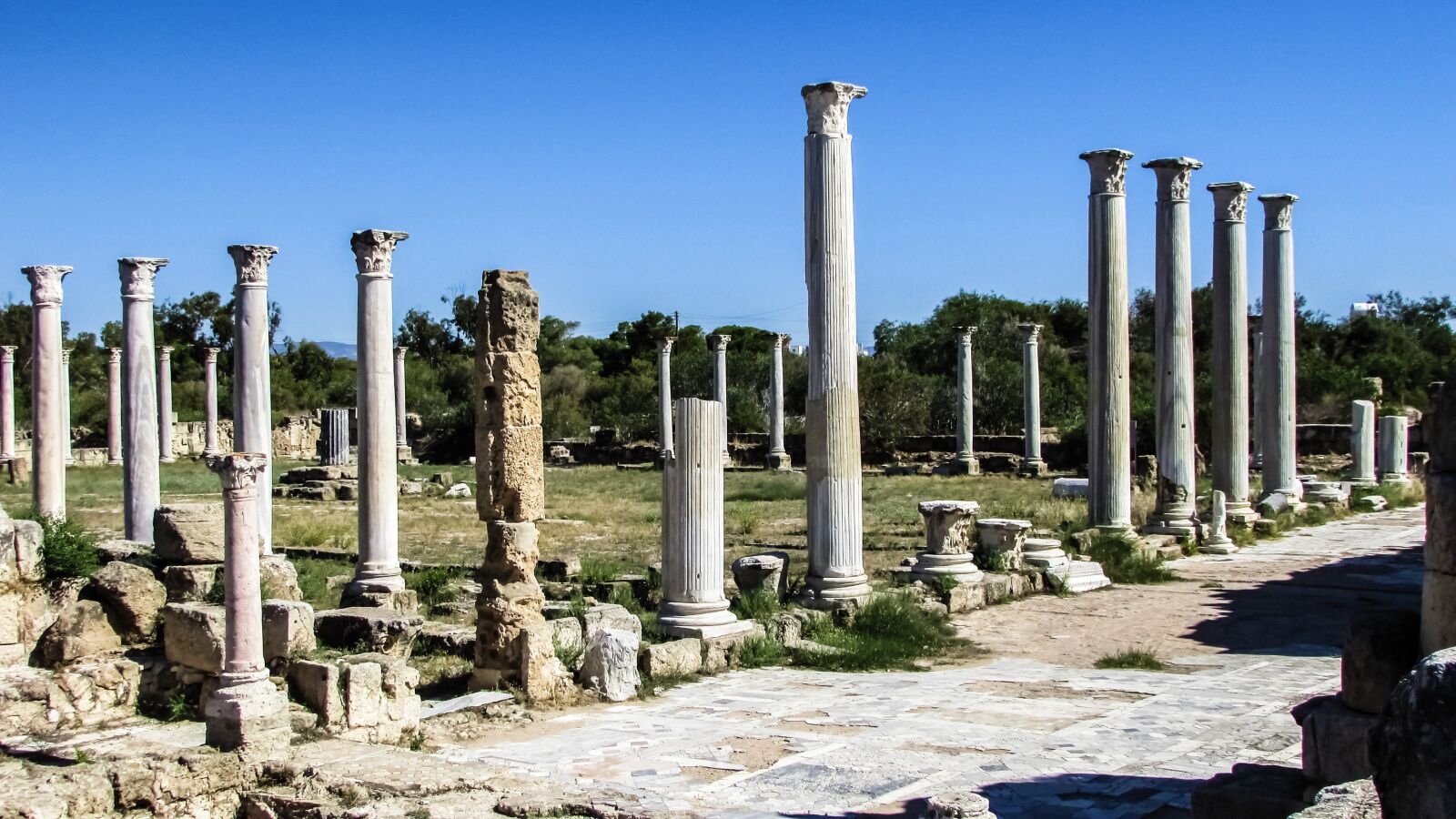 Canon PowerShot SX400 IS sample photo. Cyprus, salamis, pillar photography