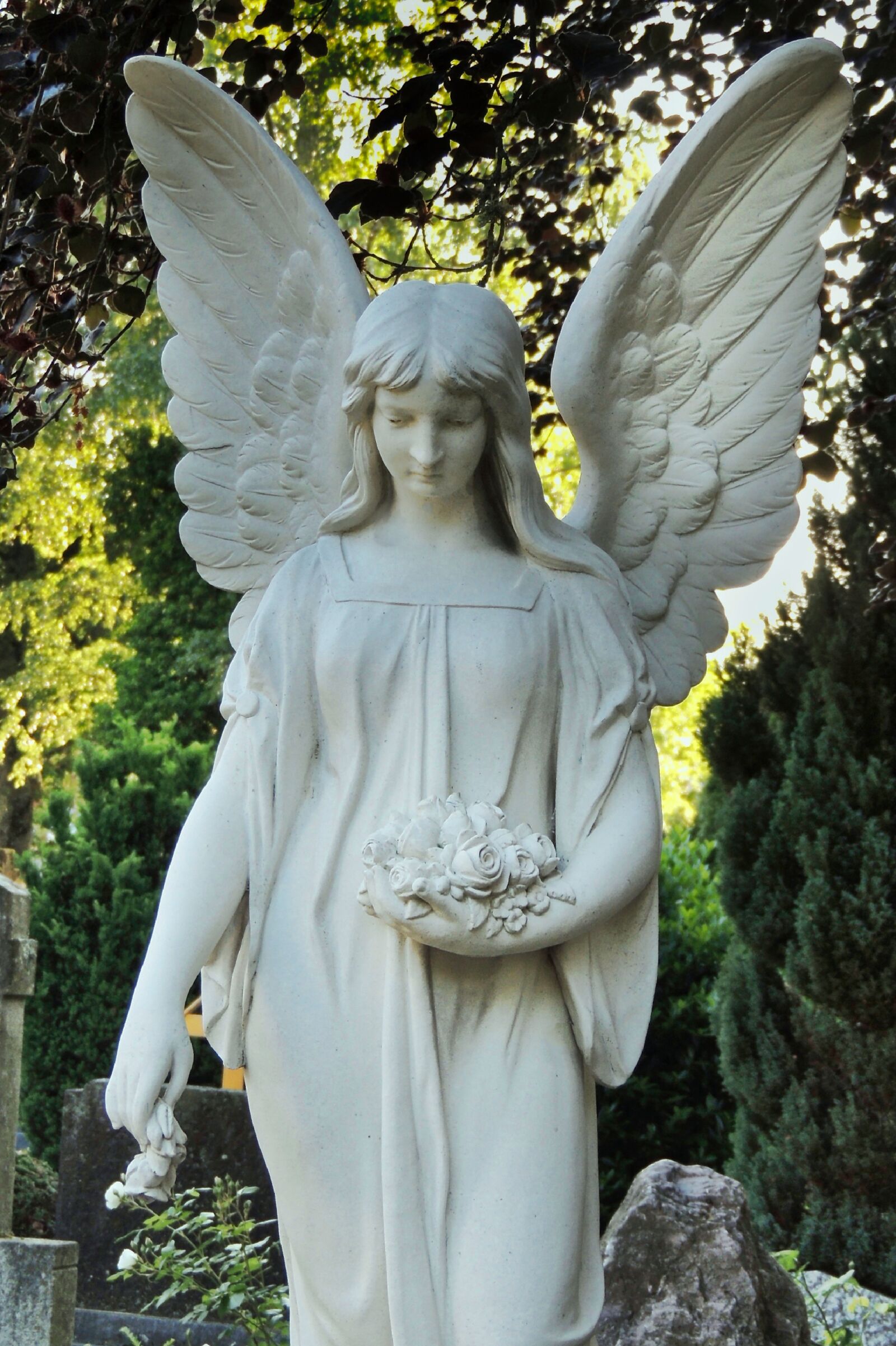 Nikon Coolpix P510 sample photo. Angel, grave of angels photography