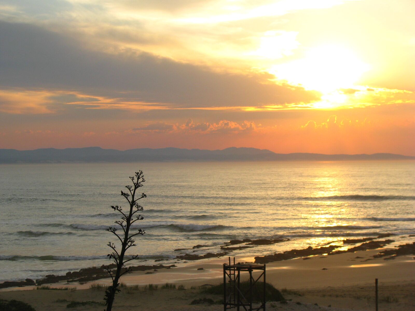 Canon POWERSHOT SX100 IS sample photo. Sunset, ocean, africa photography