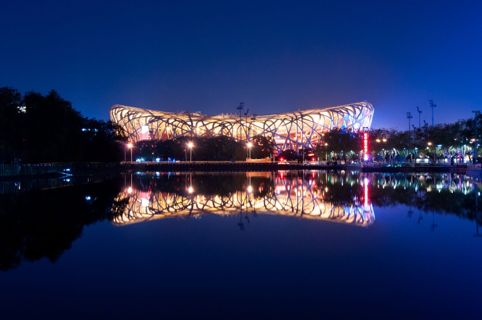 Nikon D90 sample photo. Beijing, nest, night view photography