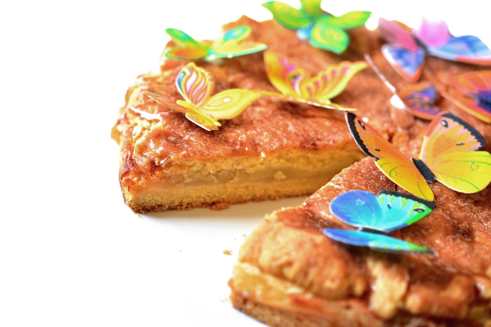 Nikon D5200 sample photo. Apple pie, apple streusel photography