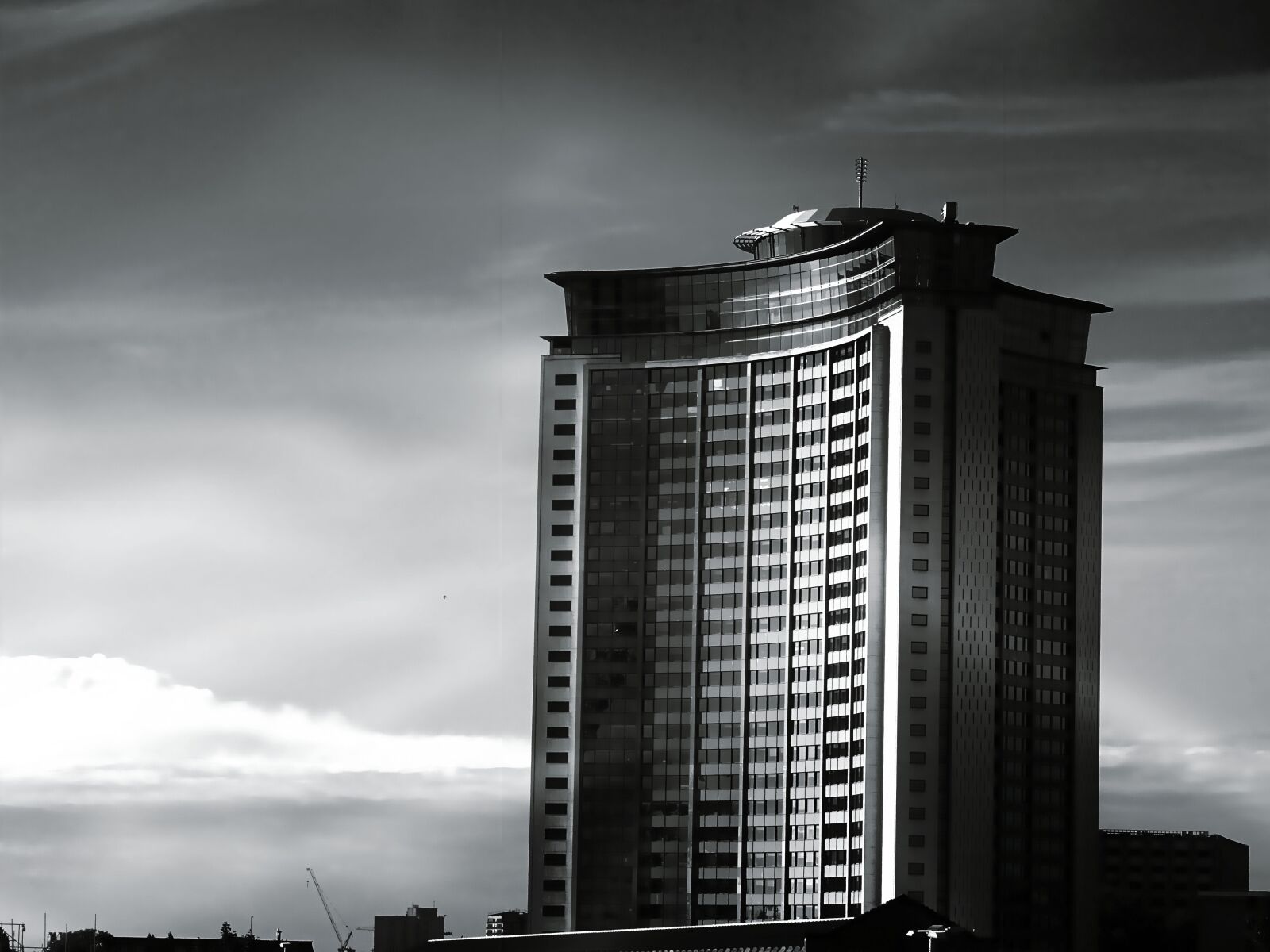 Sony DSC-HX60 sample photo. Architecture, black, and, white photography