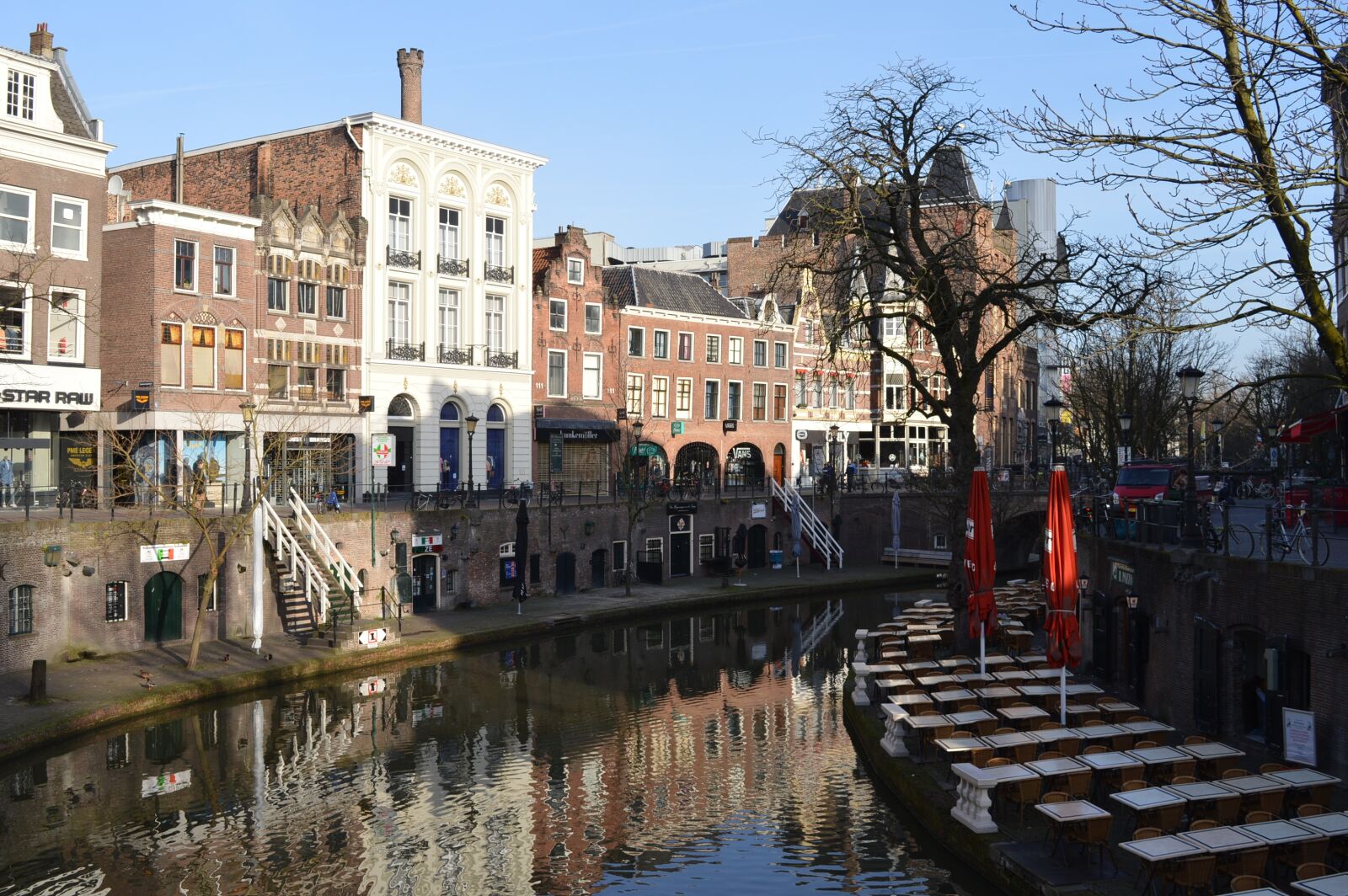Nikon D3200 sample photo. Utrecht, channel, boat photography