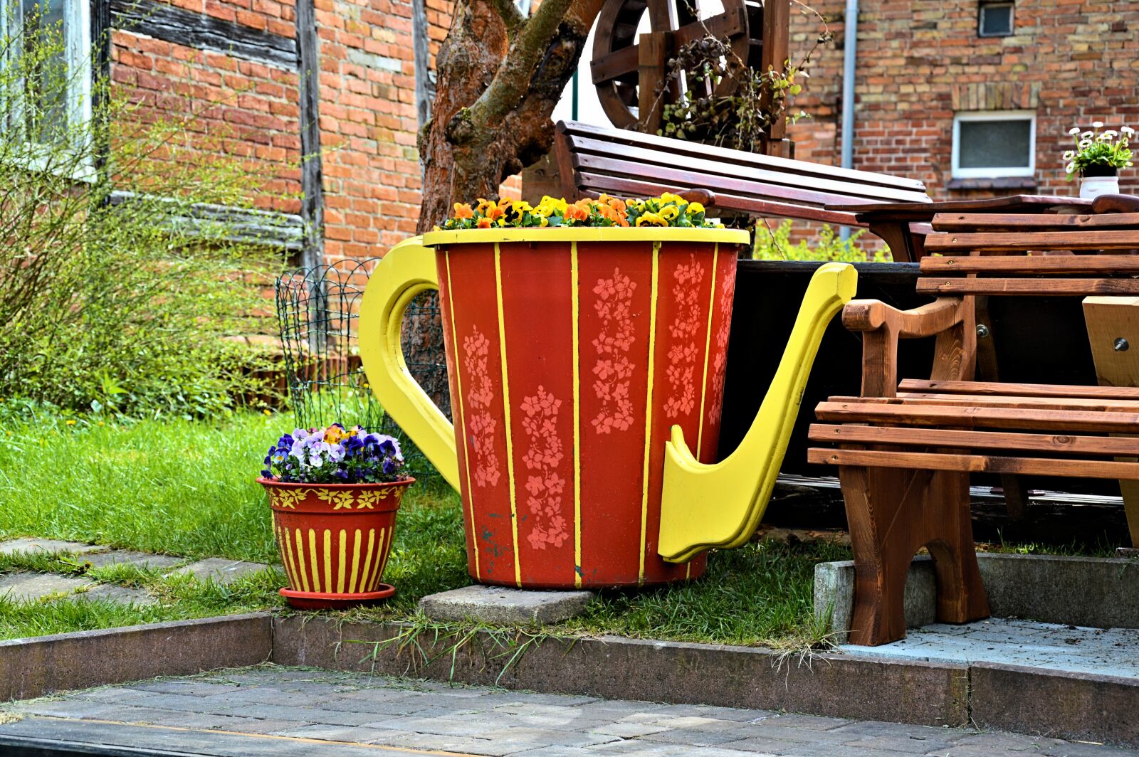 Nikon D3200 sample photo. Spreewald, colorful, coffee pot photography