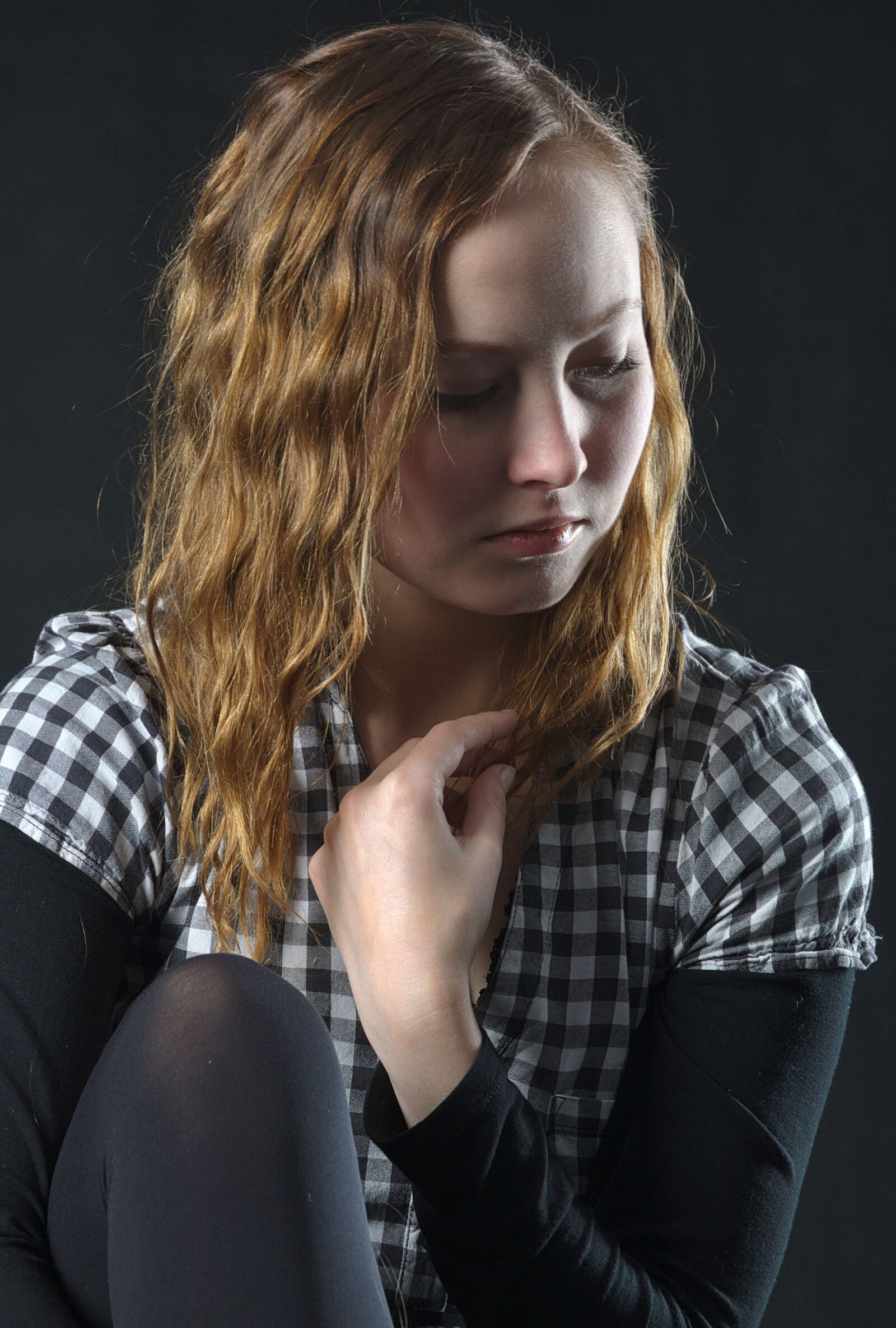 Nikon D90 sample photo. Girl, portrait, face photography