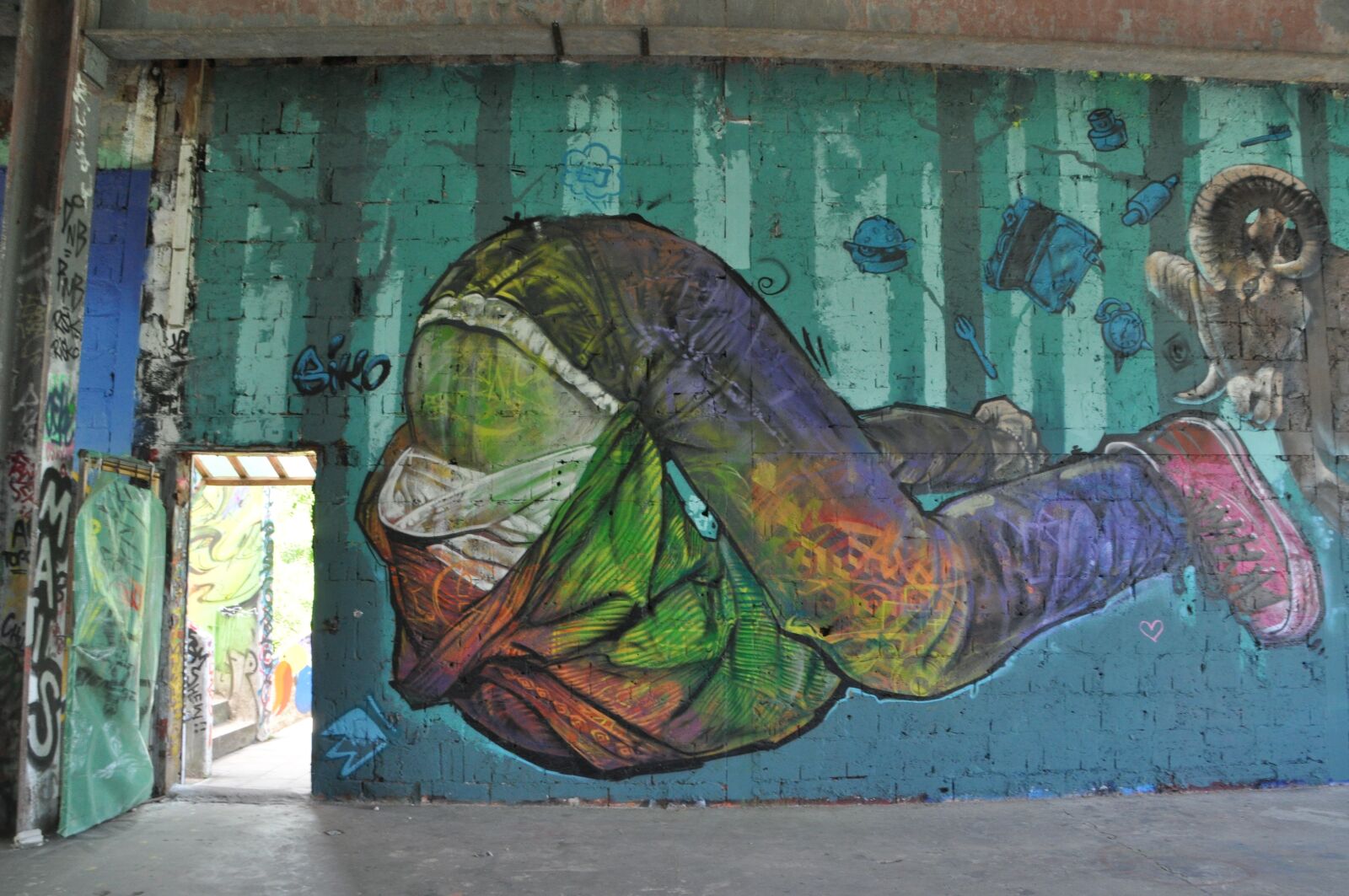 Nikon D5000 sample photo. Teufelsberg, berlin, street art photography