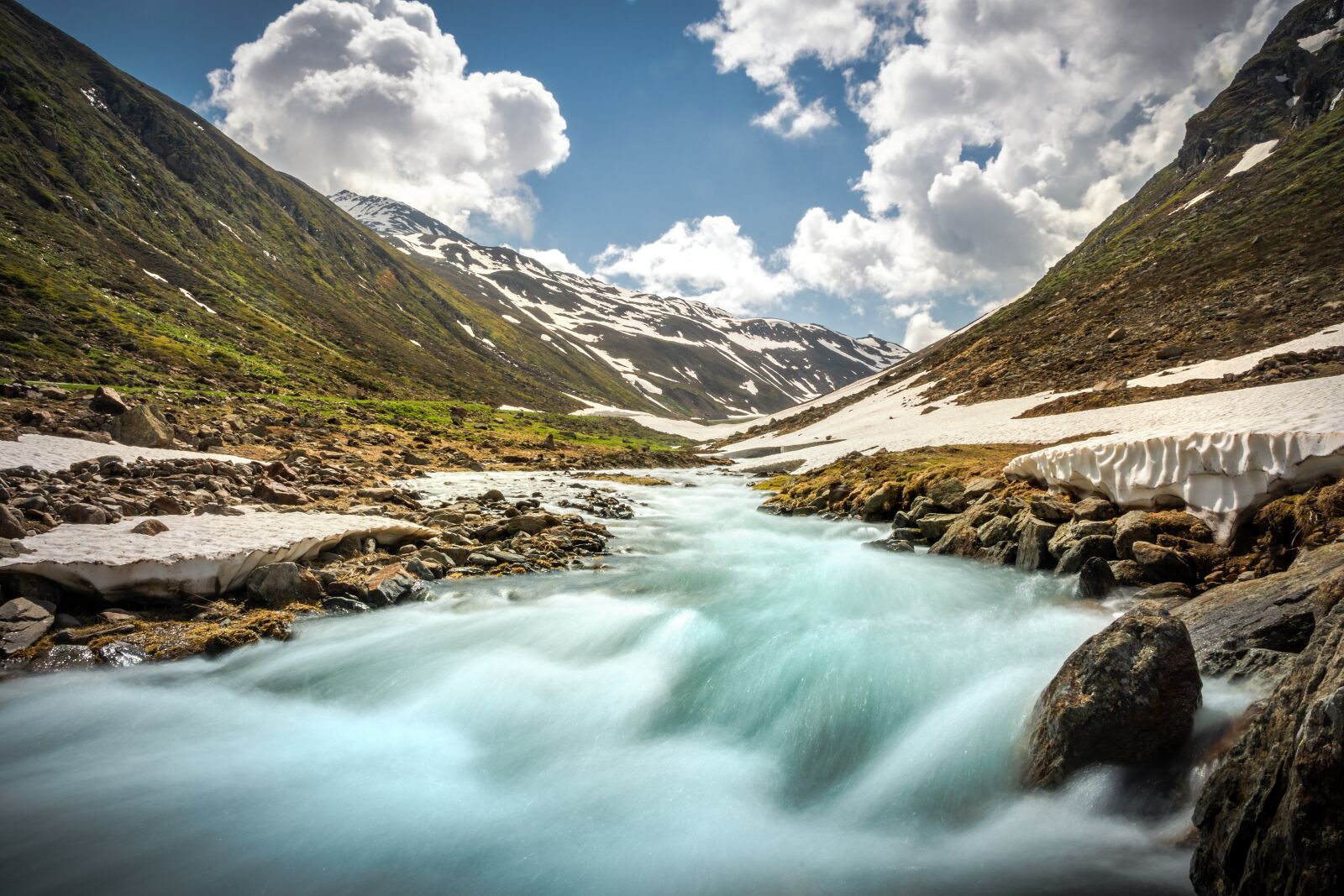 Nikon D7200 sample photo. Alpine, mountains, glacier stream photography