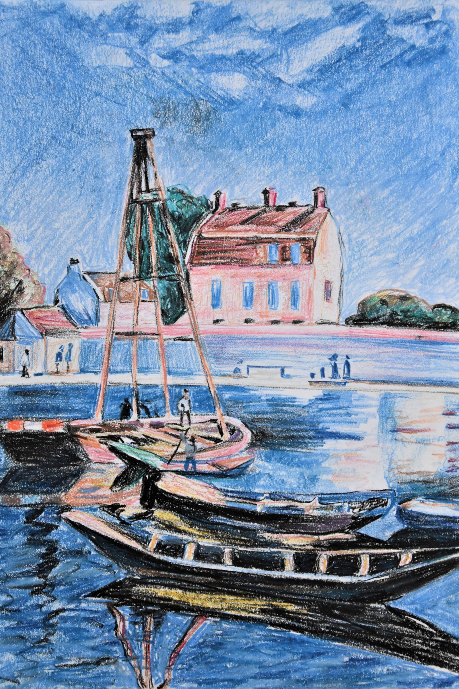 Nikon D3500 sample photo. Sisley, port, city photography